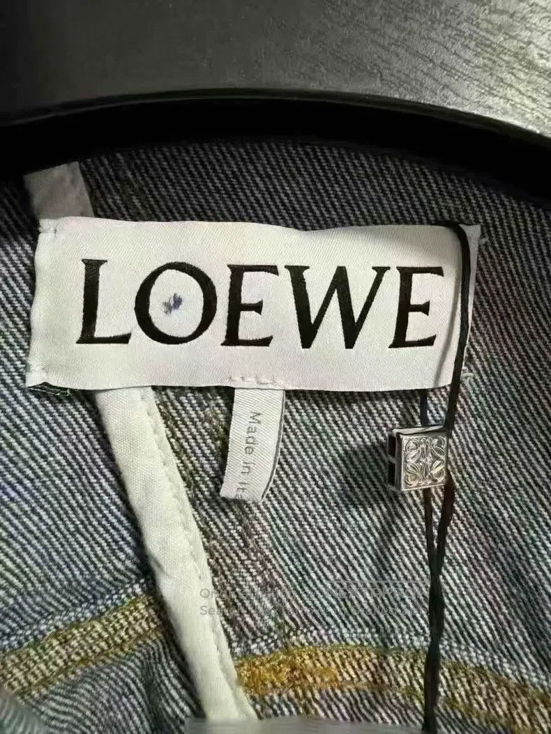 Loewe Loewe Notched lapel irregular denim jacket Size 4XL / US 24-26 - 3 Thumbnail