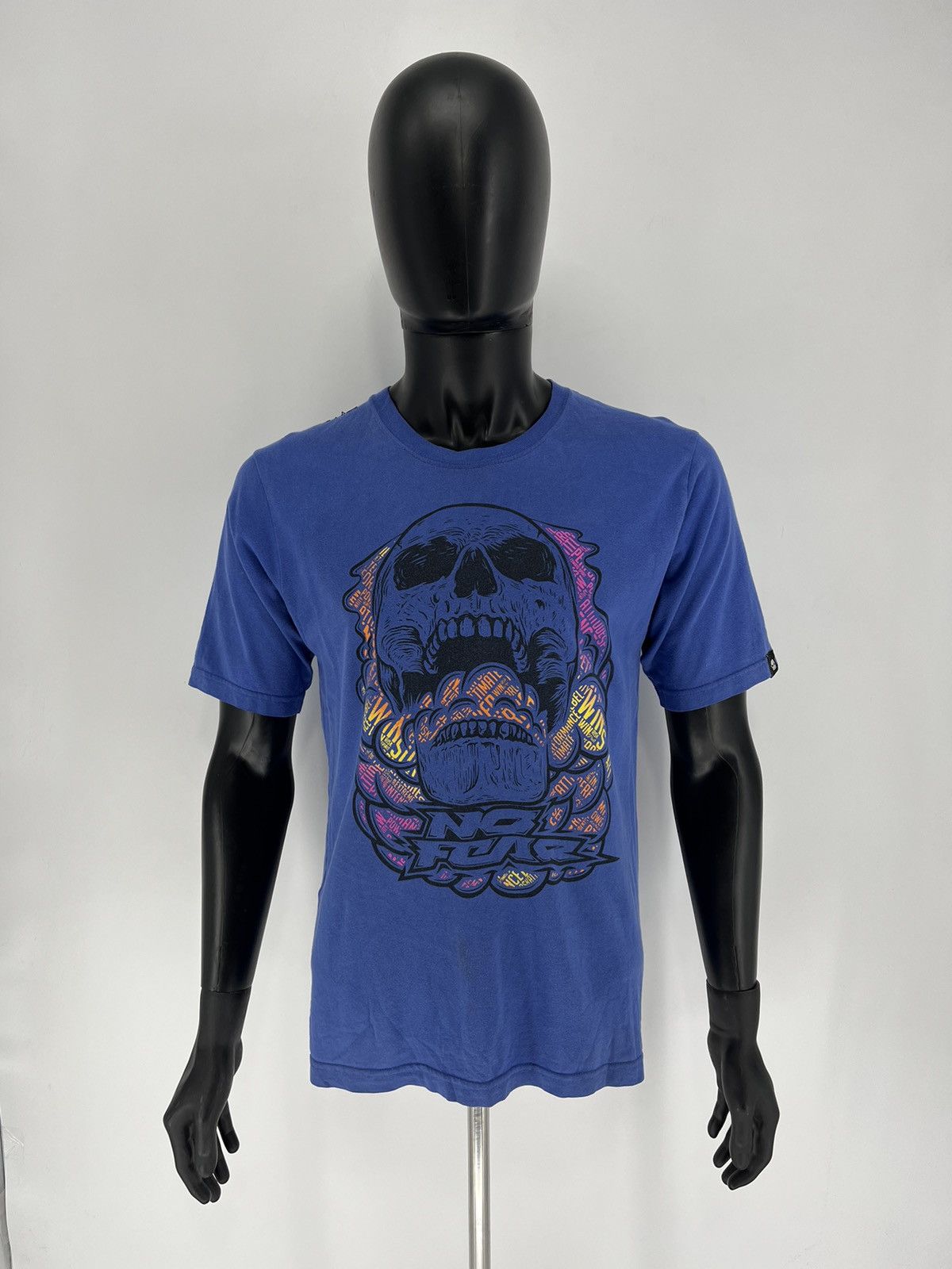 No Fear × Vintage Vintage Big Skull Logo No Fear Y2K T-shirt Size US S / EU 44-46 / 1 - 2 Thumbnail