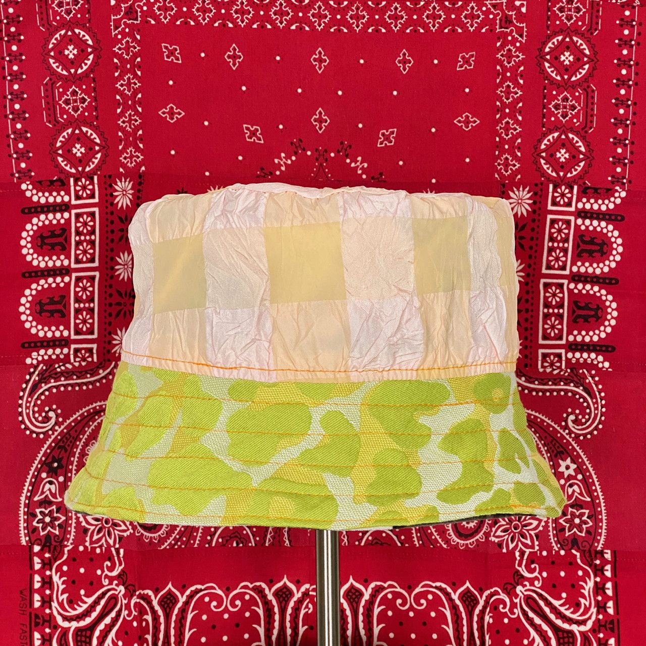 Poche Studio POCHE STUDIO HANDMADE REVERSIBLE BUCKET HAT Size ONE SIZE - 4 Thumbnail