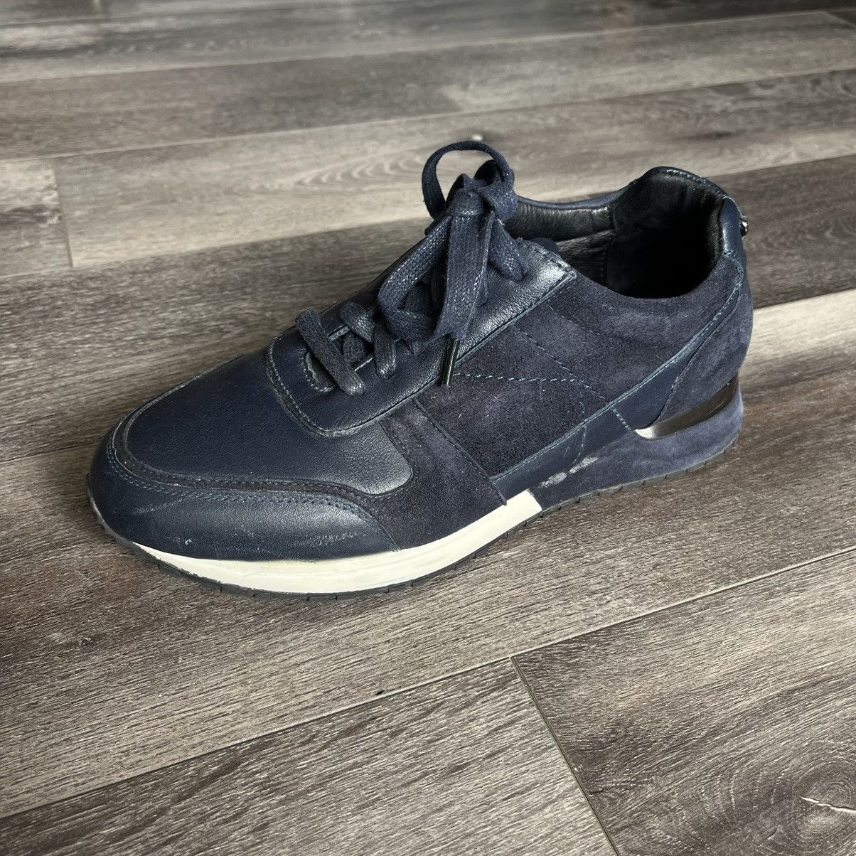Other Marc Nolan Ash Navy Suede Leather Trainers Runners Shoes Size US 8 / EU 41 - 10 Thumbnail