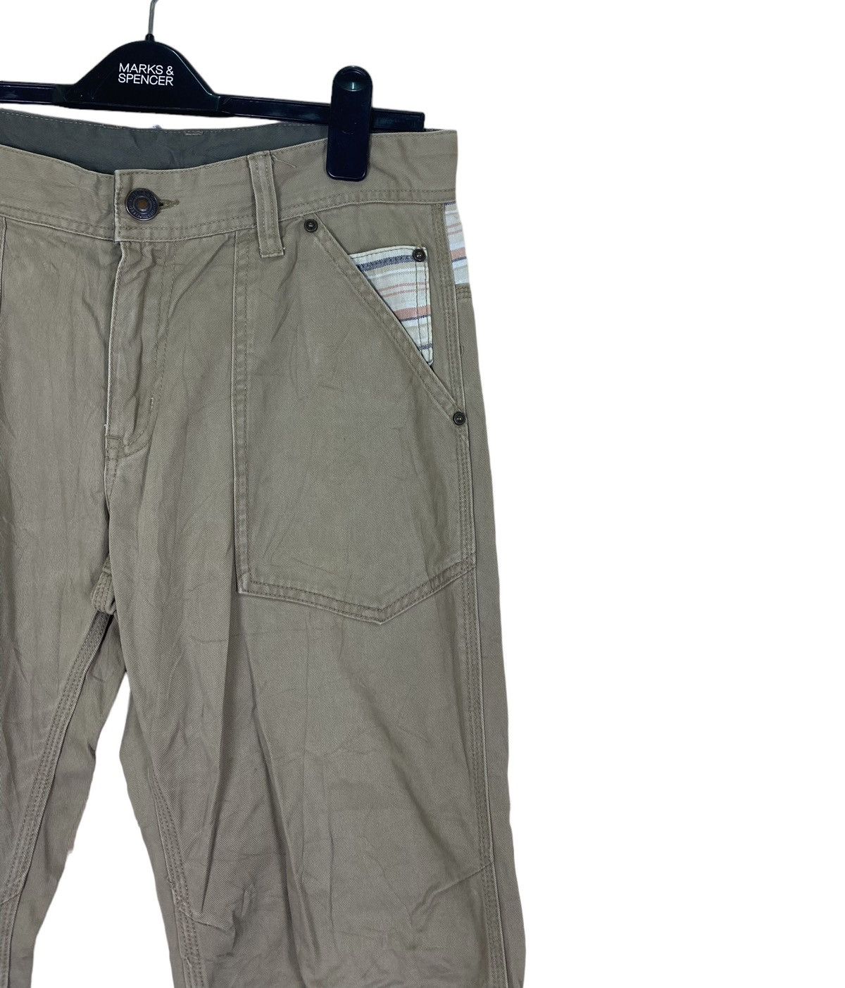 Japanese Brand Japanese Brand No Leash Bush Patchwork Pants Size US 33 - 3 Thumbnail