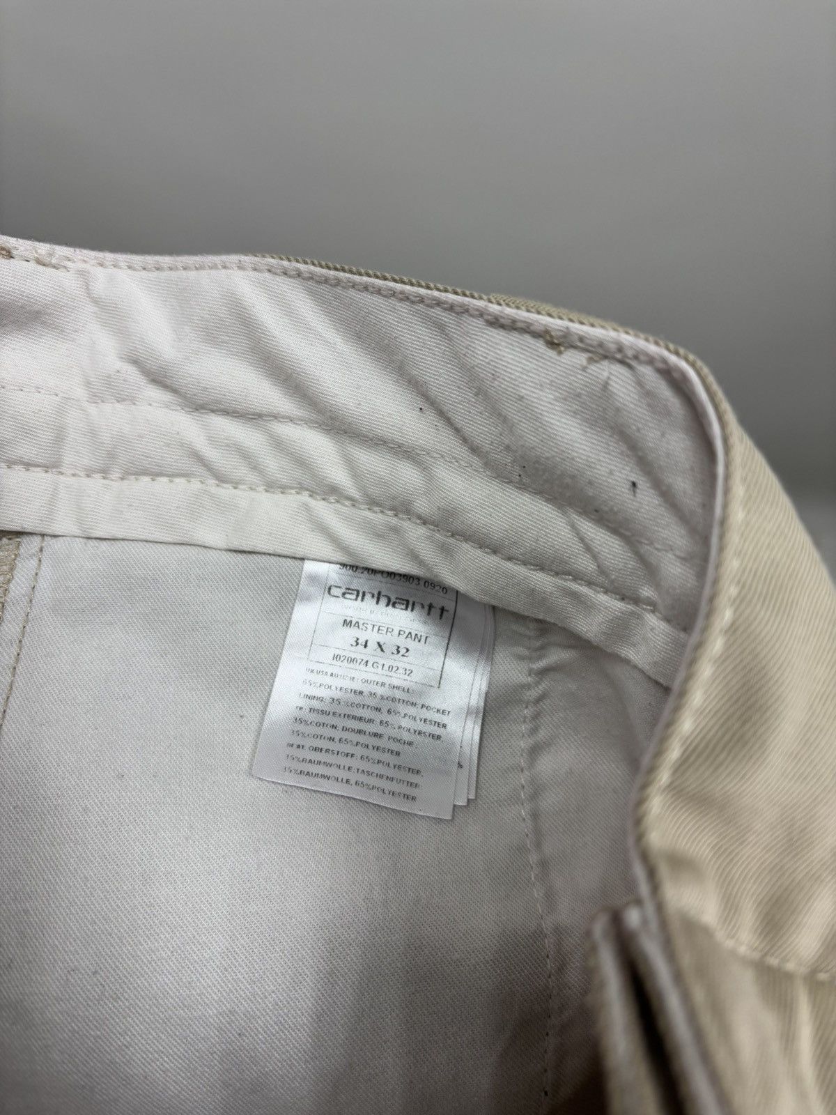 Carhartt × Carhartt Wip Mens pants Carhartt Size 34x32 Color Beige Size US 34 / EU 50 - 11 Thumbnail