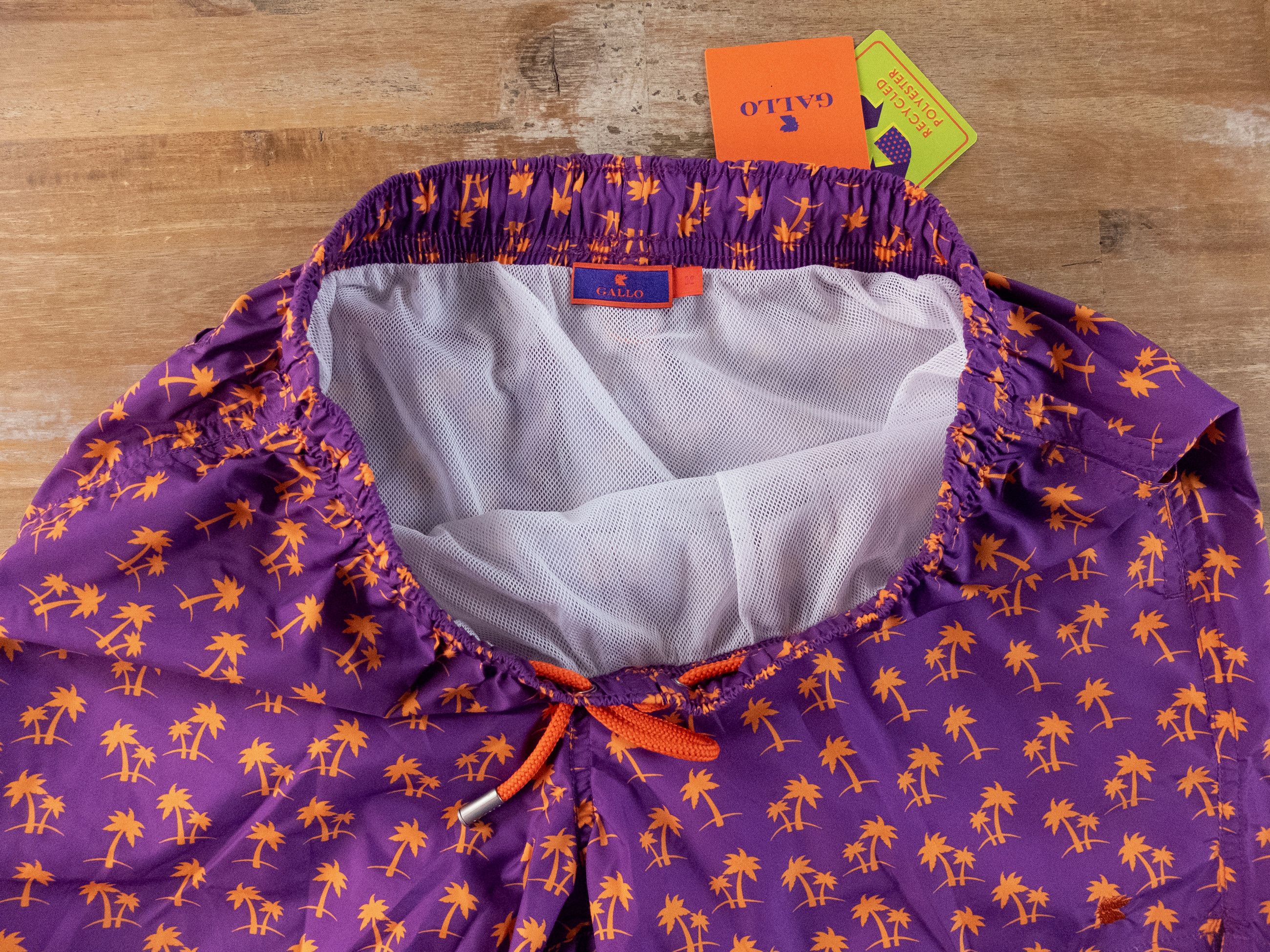 Other GALLO purple palm tree print swim shorts Medium Italy Size US 32 / EU 48 - 4 Thumbnail