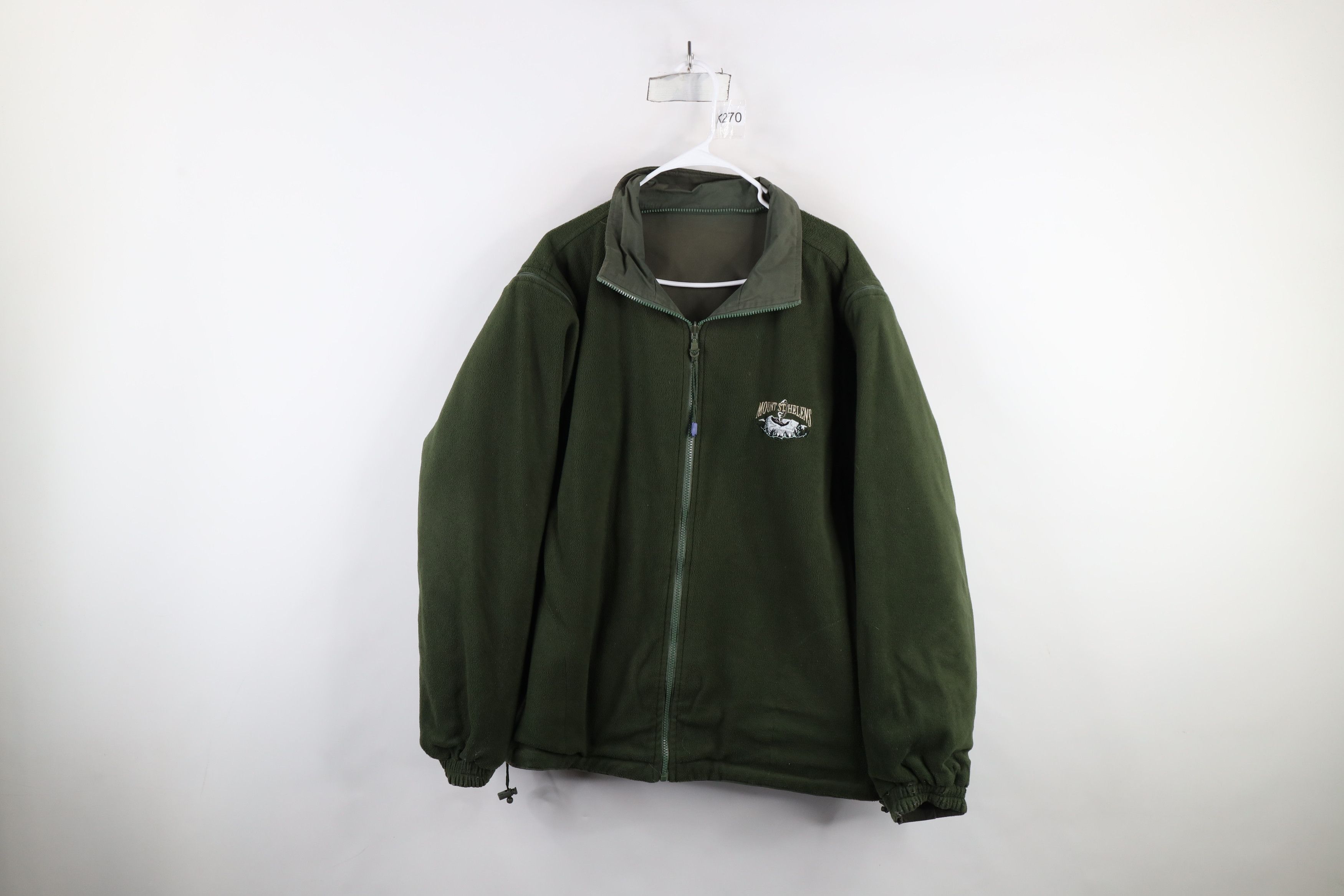 Vintage Vintage 90s Reversible Mount St Helens Jacket Vest Green Size US XL / EU 56 / 4 - 13 Thumbnail