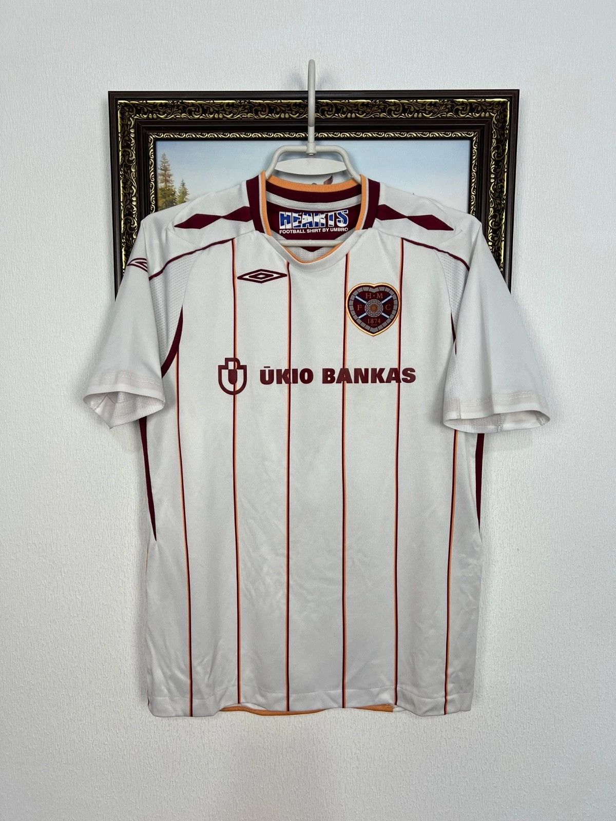 Umbro Heart Midlothian football shirt #10 Kingston Jersey Boys Size US XXS / EU 40 - 1 Thumbnail