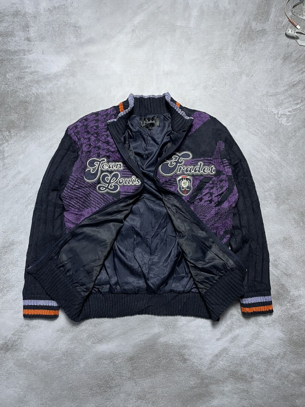 Coogi Jean Louis Fradet Style 3D Knit Jacket Size US L / EU 52-54 / 3 - 5 Thumbnail