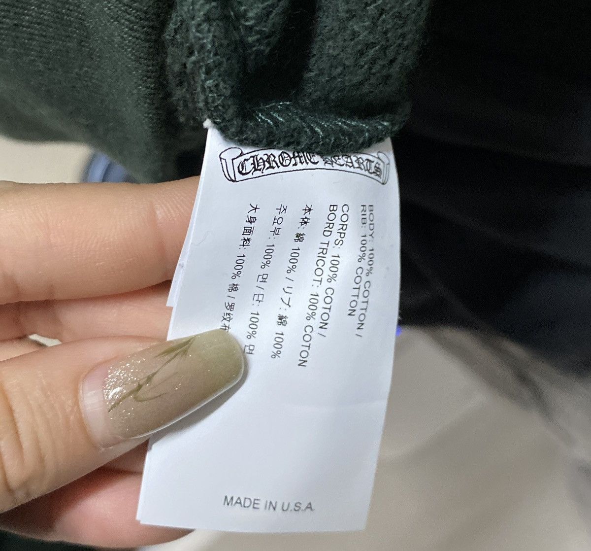 Chrome Hearts Chrome Hearts Script Embroidered Half Zip Sweatshirt Size US M / EU 48-50 / 2 - 3 Thumbnail