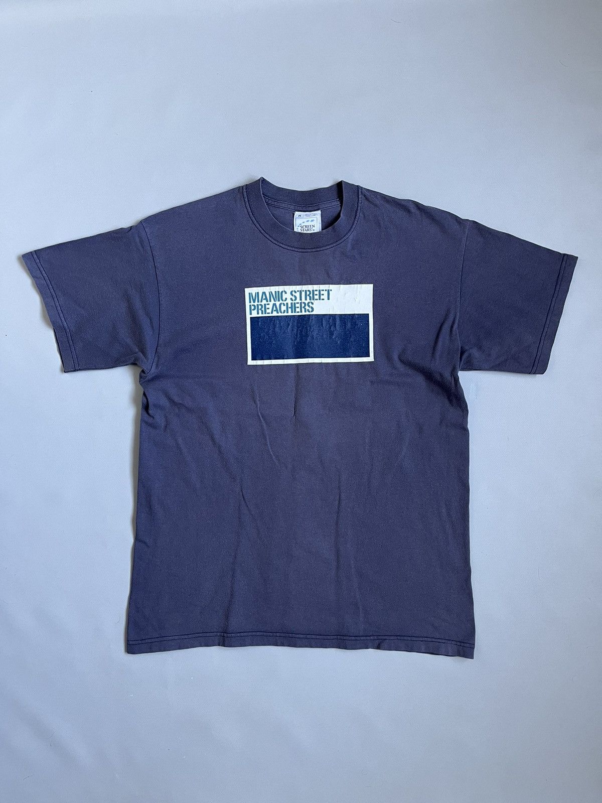 Other Vintage 90s Manic Street Preachers Kierkegaard Blue T-shirt Size US M / EU 48-50 / 2 - 1 Thumbnail