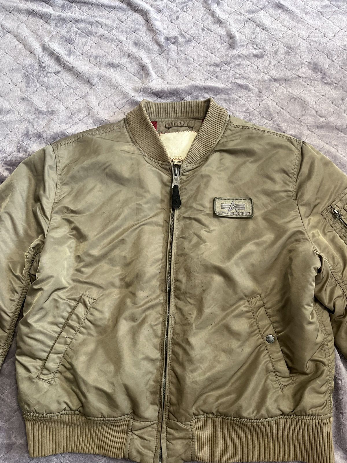Alpha Industries 💥VINTAGE ALPHA INDUSTRIES MA-1 BOMBER Size US XXL / EU 58 / 5 - 5 Thumbnail