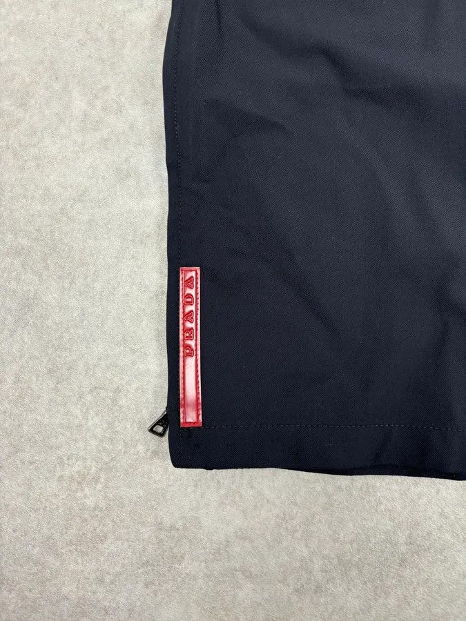 Prada 2000s Prada Navy Wool Linea Rossa Pants Size US 32 / EU 48 - 10 Thumbnail