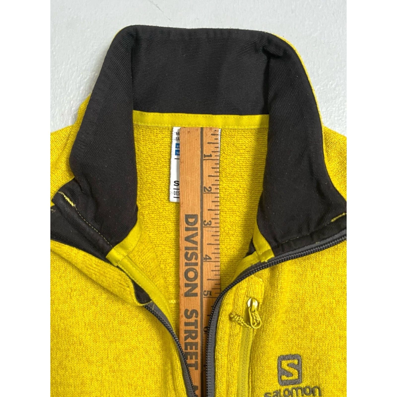 Salomon Salomon Fleece Jacket Full Zip Indoor Outdoor AdvancedSkin Warm Men’s M Size M Lemon-Ish Size US M / EU 48-50 / 2 - 3 Thumbnail