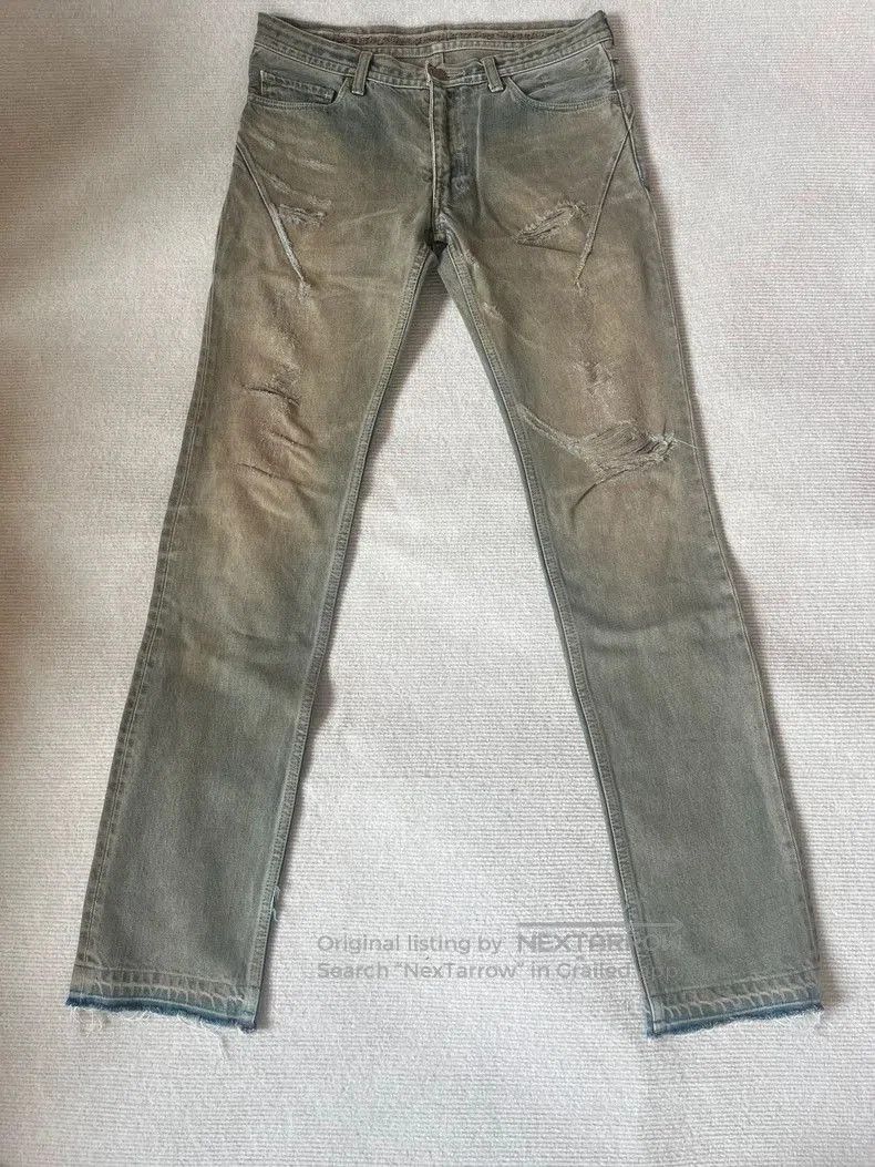 Number (N)ine Number (n)ine 07ss Distressed Denim Jeans. Size US 32 / EU 48 - 1 Thumbnail