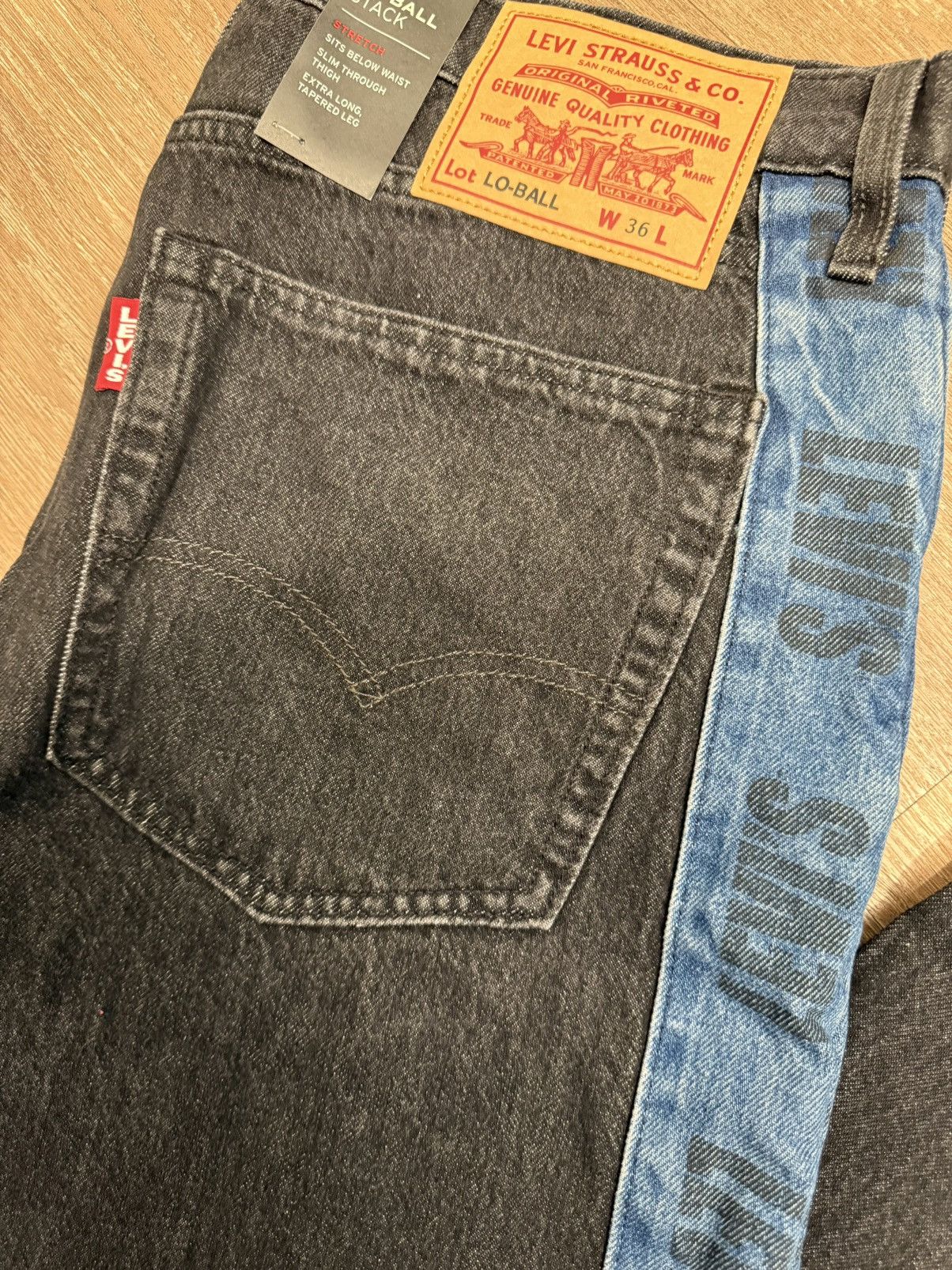 Levi's ***FINAL DROP***RARE BRAND NEW LEVIS LO BALL STACK DENIM 36 Size US 36 / EU 52 - 4 Thumbnail