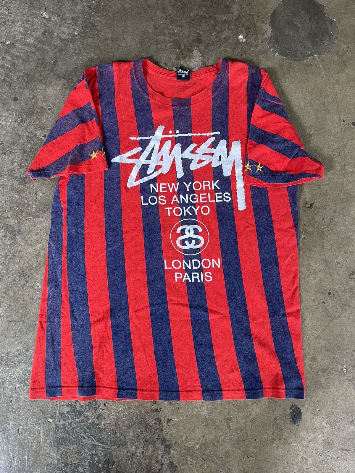 Stussy Stussy 2014 Summer "NTRNTNL" Soccer T Shirt Size US L / EU 52-54 / 3 - 1 Thumbnail