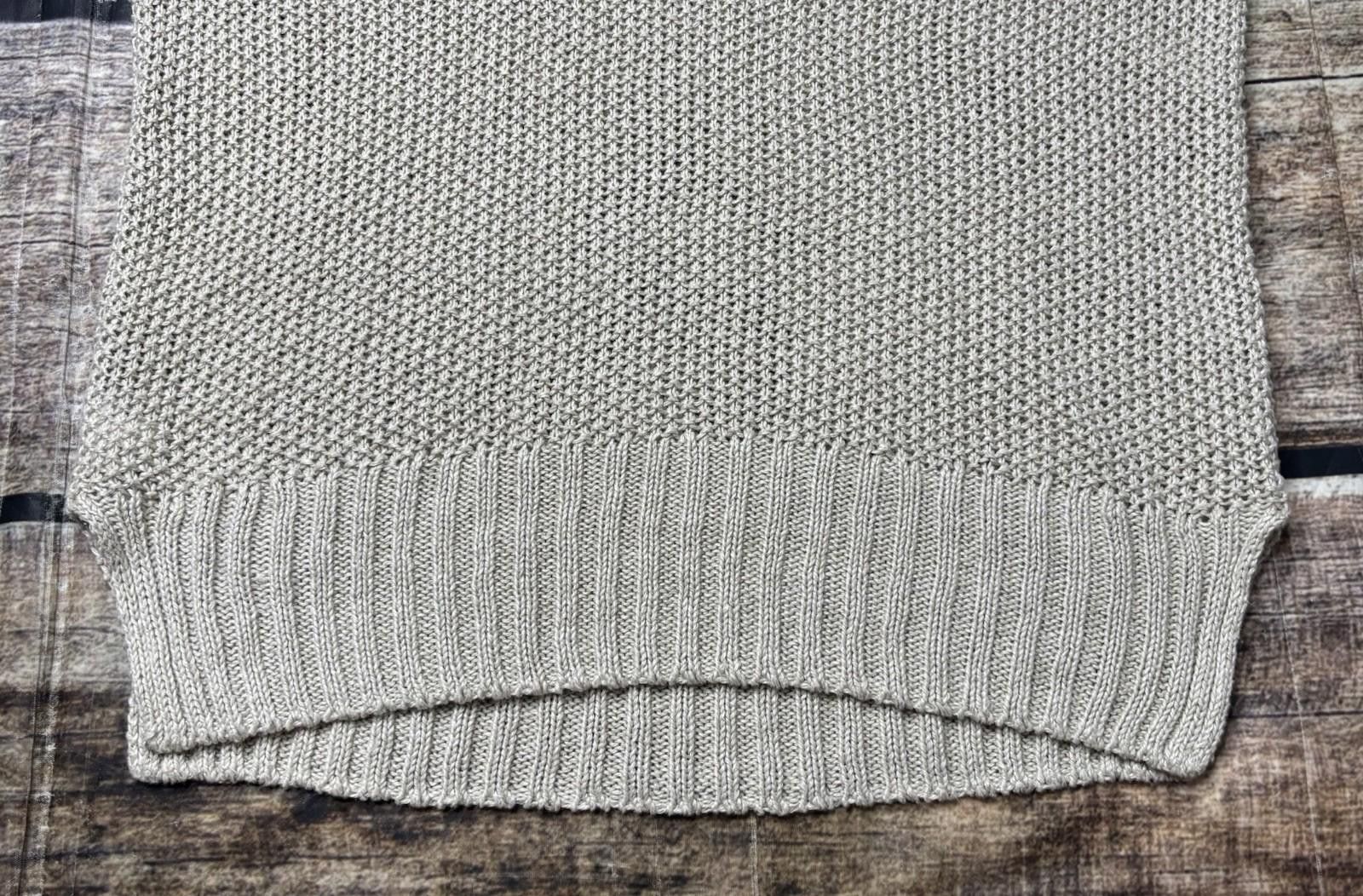 J.Crew J Crew Sweater Women XXS Linen Open Knit Crochet Pullover Size XS / US 0-2 / IT 36-38 - 8 Thumbnail