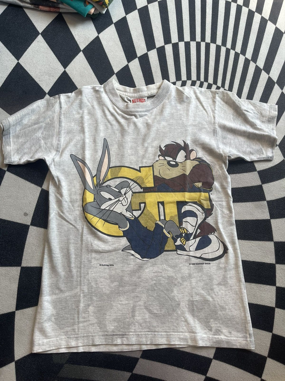 Universal Studios Vintage 1996 Looney Tunes x Georgia Tech Yellow Jackets Tee Size US XS / EU 42 / 0 - 1 Thumbnail