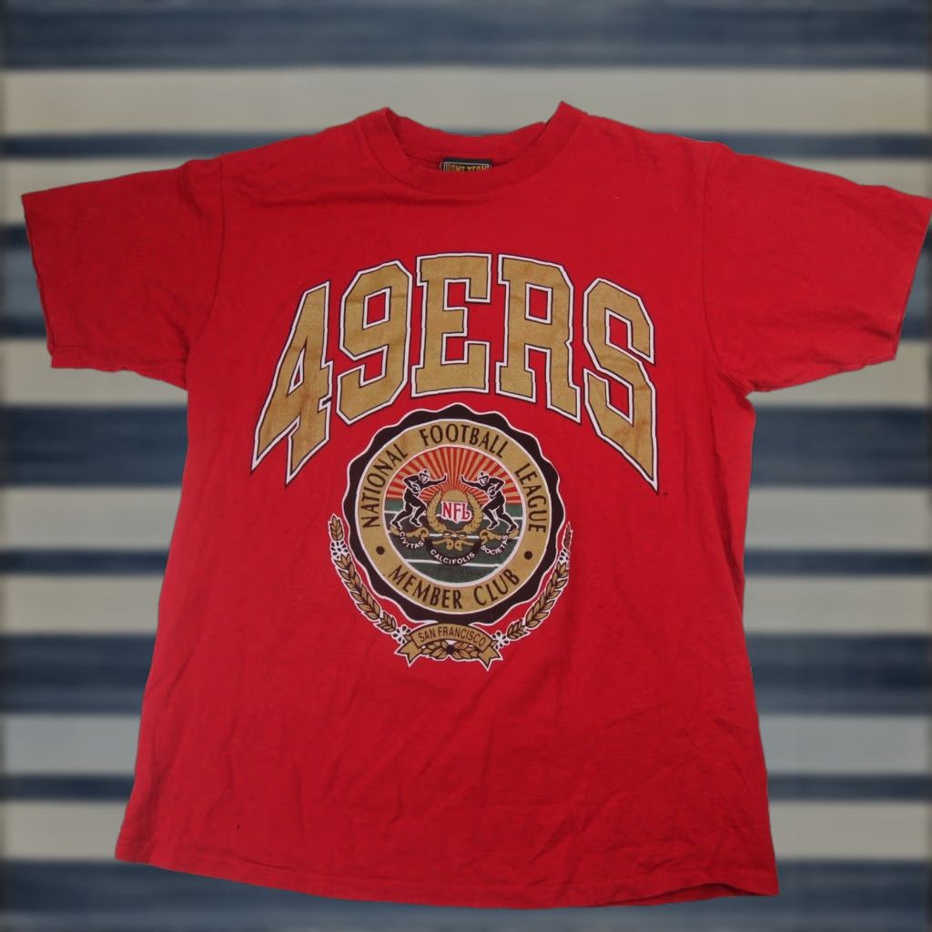 Vintage VINTAGE San Francisco 49ers Home Team Advantage T Shirt Mens Large Red Graphic Size US L / EU 52-54 / 3 - 1 Thumbnail