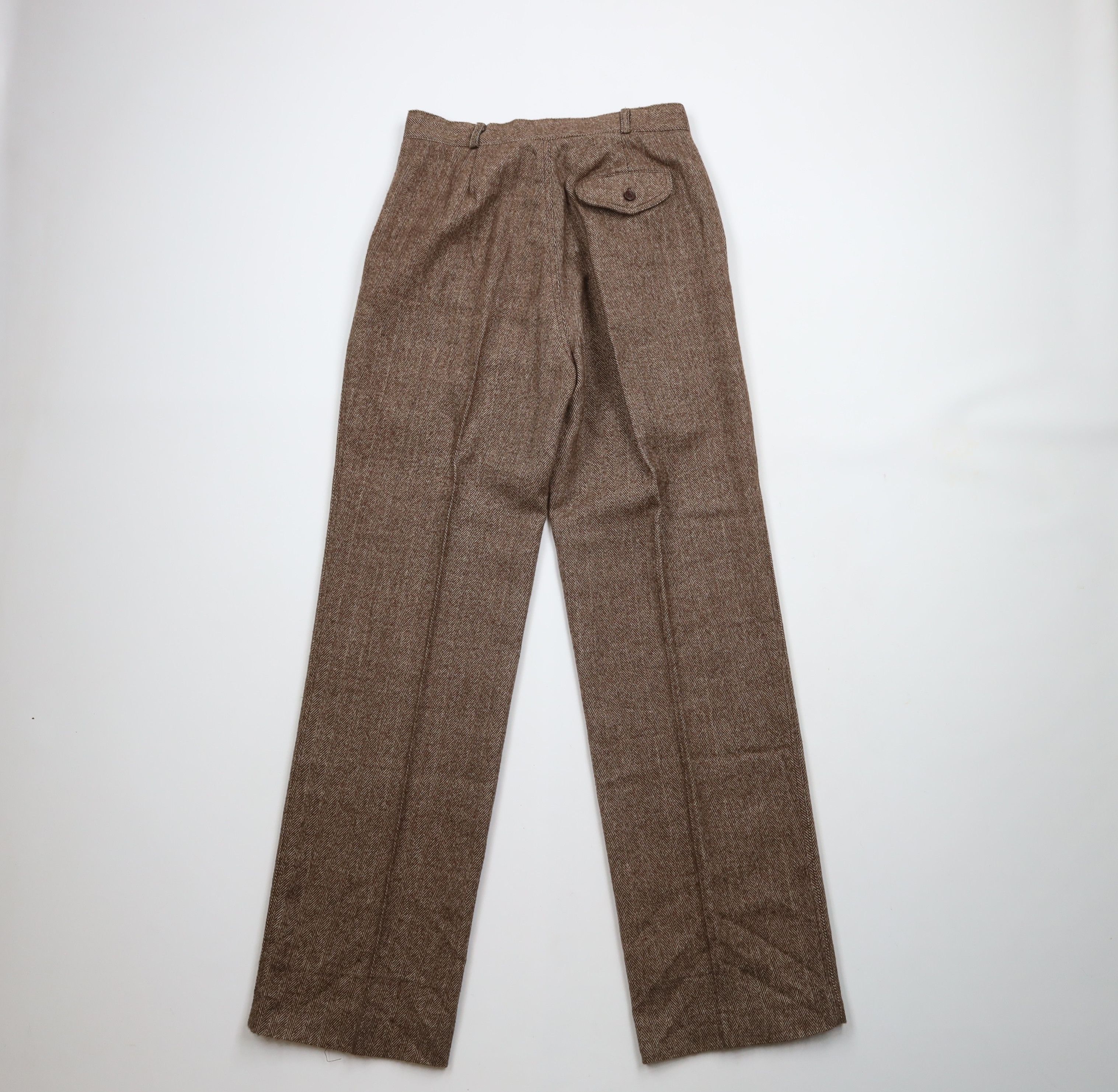 Vintage Vintage 90s Streetwear Herringbone Wide Leg Chino Pants Size 34" / US 12 / IT 48 - 8 Thumbnail