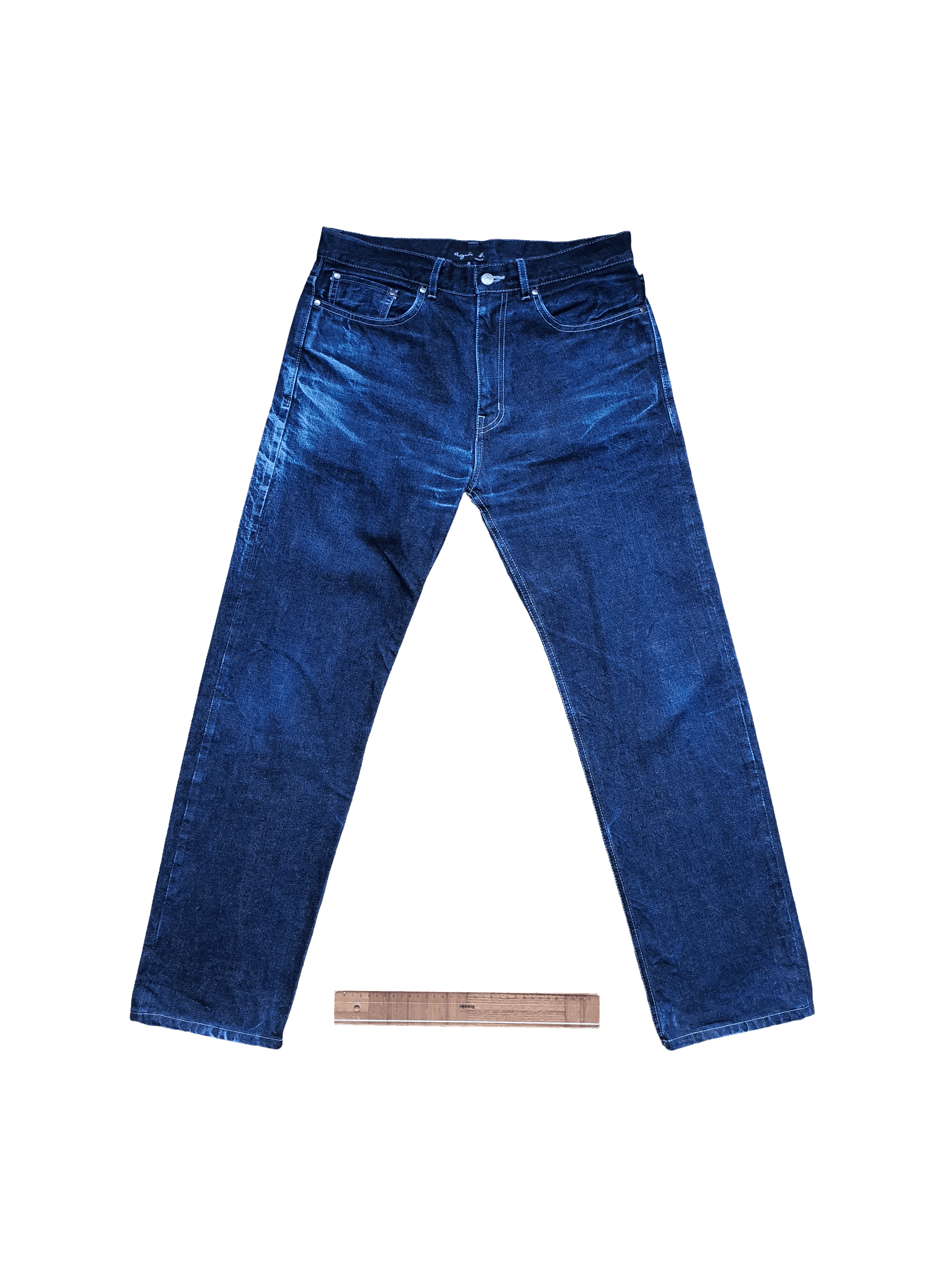 agnes b. #2 Regular Selvedge Jeans (Y751KH91 E20) - Straight Size US 32 / EU 48 - 1 Thumbnail