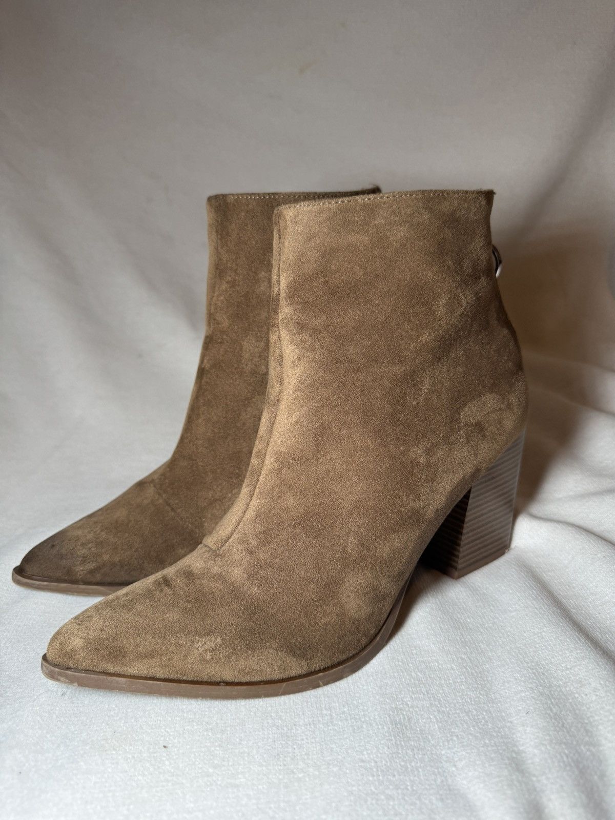 Other 🍂🍁Elegant Brown Suede Ankle Boots Size US 8 / IT 38 - 1 Thumbnail