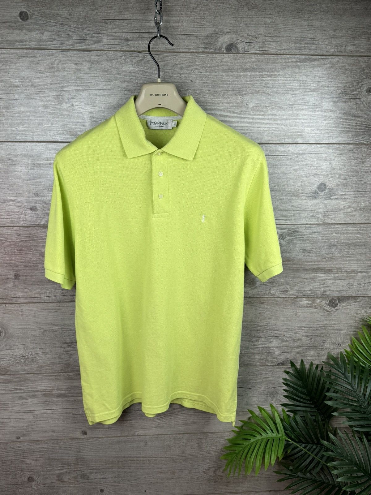 Vintage × Yves Saint Laurent Polo YSL Yves Saint Laurent Luxury Vintage Shirts Size M Size US M / EU 48-50 / 2 - 2 Thumbnail