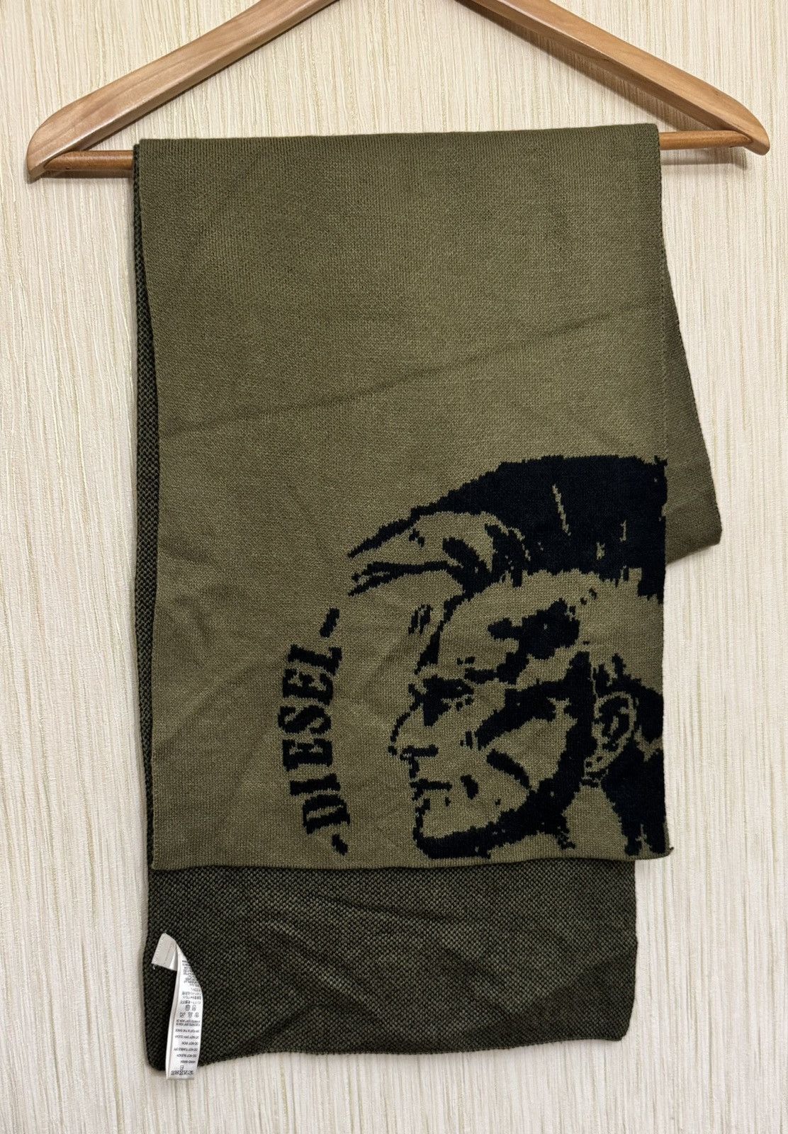 Diesel × Vintage Diesel big logo scarf wrap Y2K vintage Size ONE SIZE - 1 Thumbnail