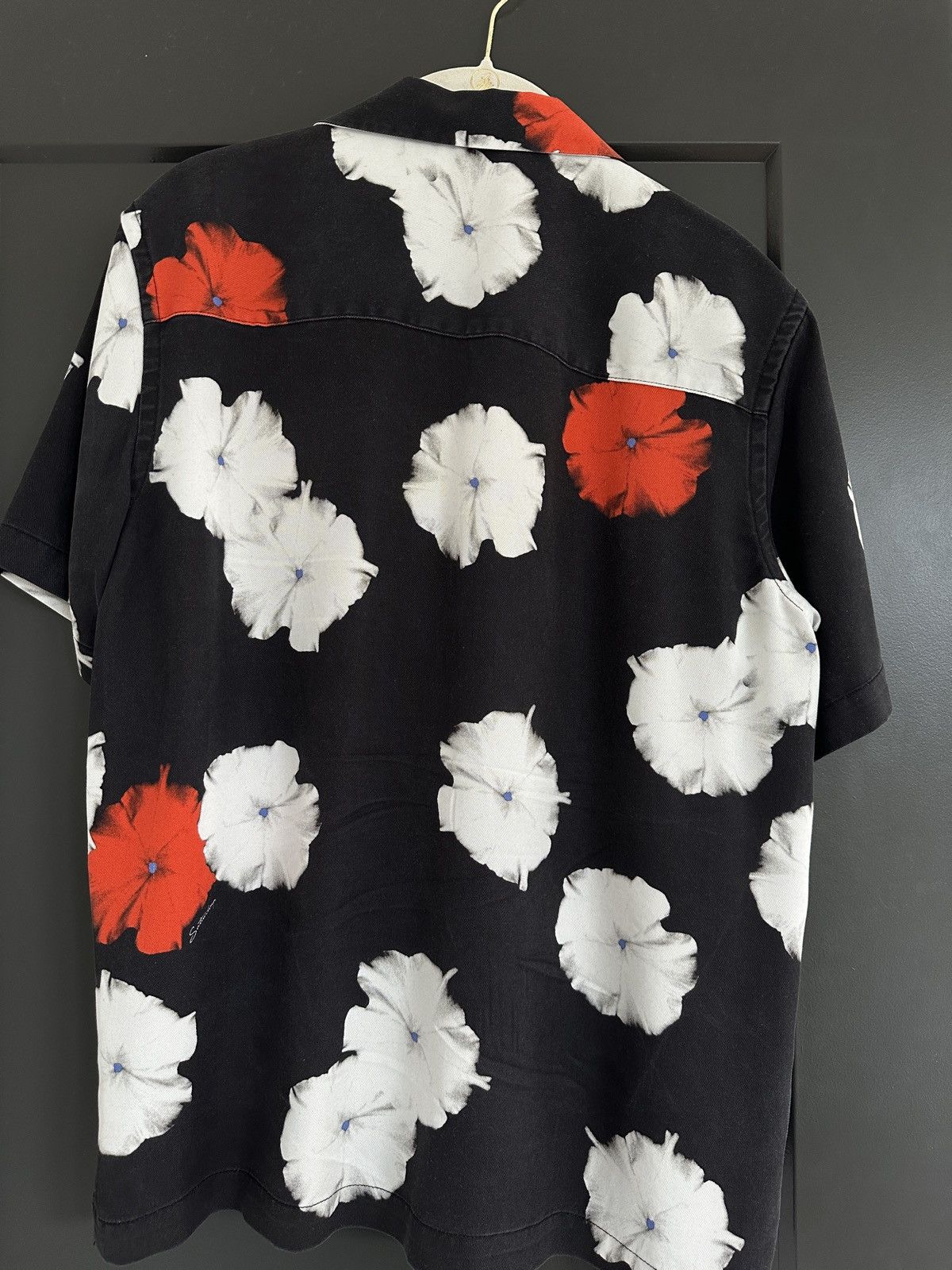 Saturdays NYC Navy Flower Camp Collar Shirt Size US S / EU 44-46 / 1 - 3 Thumbnail