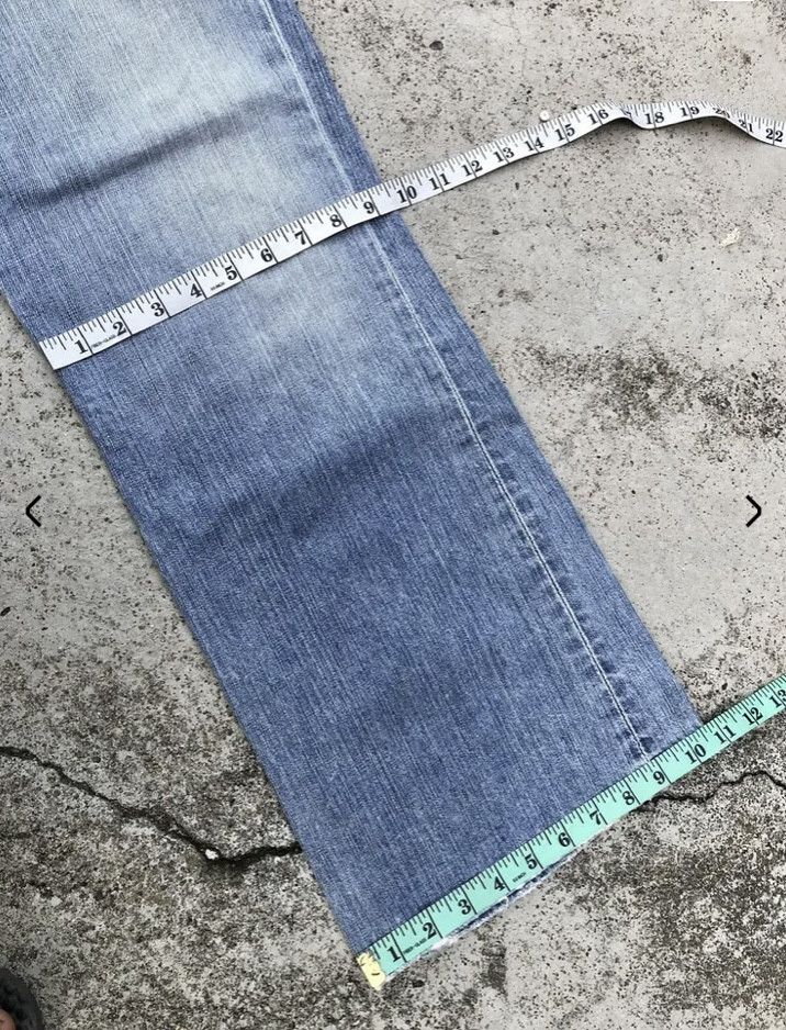 Japanese Brand FLARED⚡️⚡️BKE WASHED BLUE DENIM Size US 34 / EU 50 - 8 Thumbnail