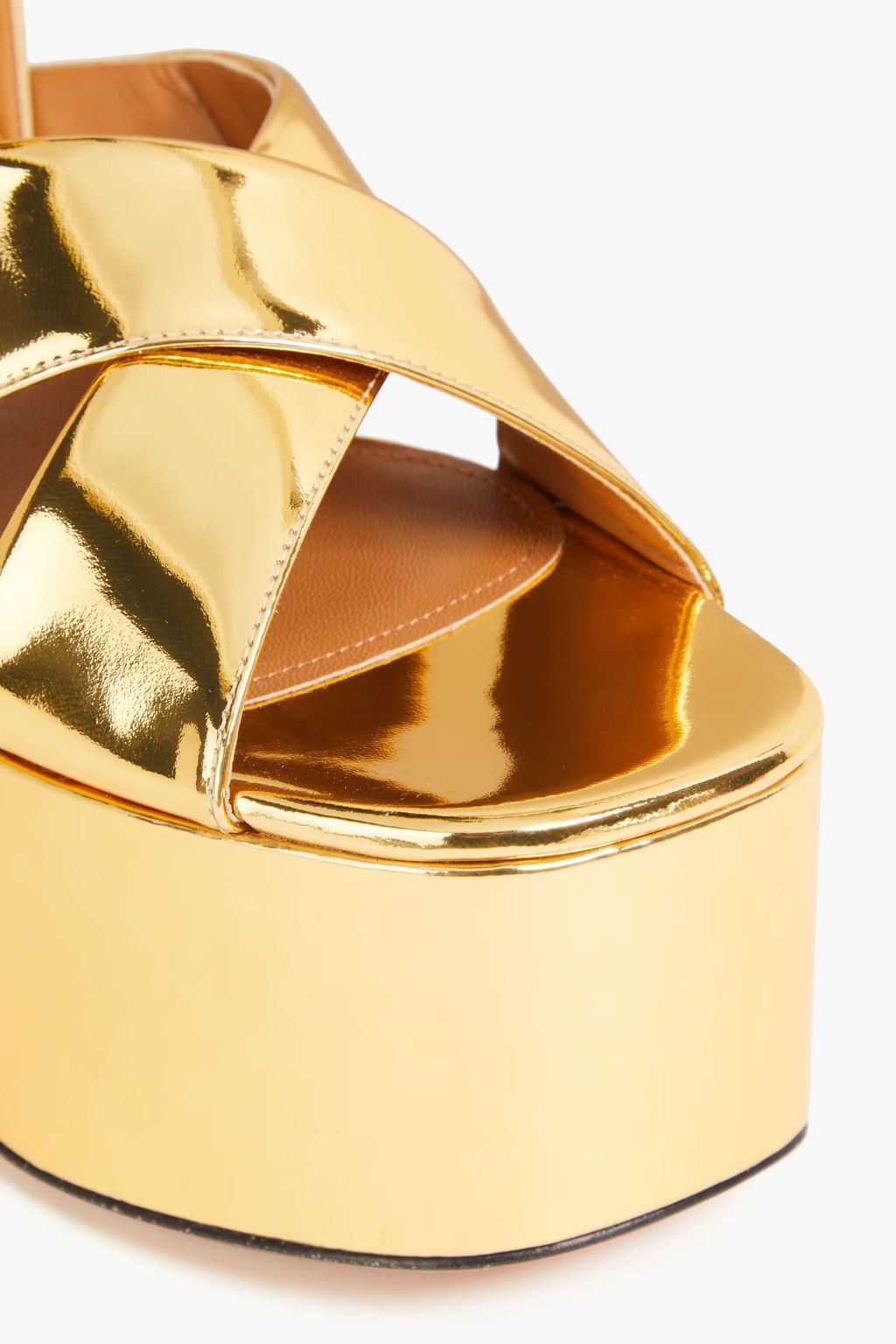 Marni o1w1db10824 Platform in Gold Size US 10 / IT 40 - 4 Thumbnail