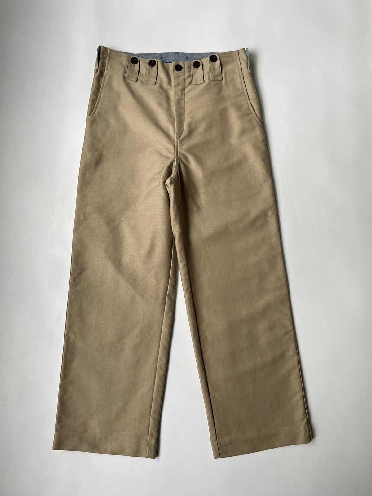 Comme des Garcons A/W 12 Wide Leg Work Trousers Size US 34 / EU 50 - 19 Thumbnail
