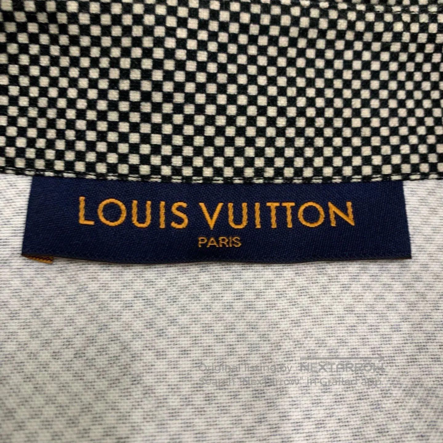 Louis Vuitton lv gray checkered logo shirt jacket. Size US XXL / EU 58 / 5 - 4 Thumbnail