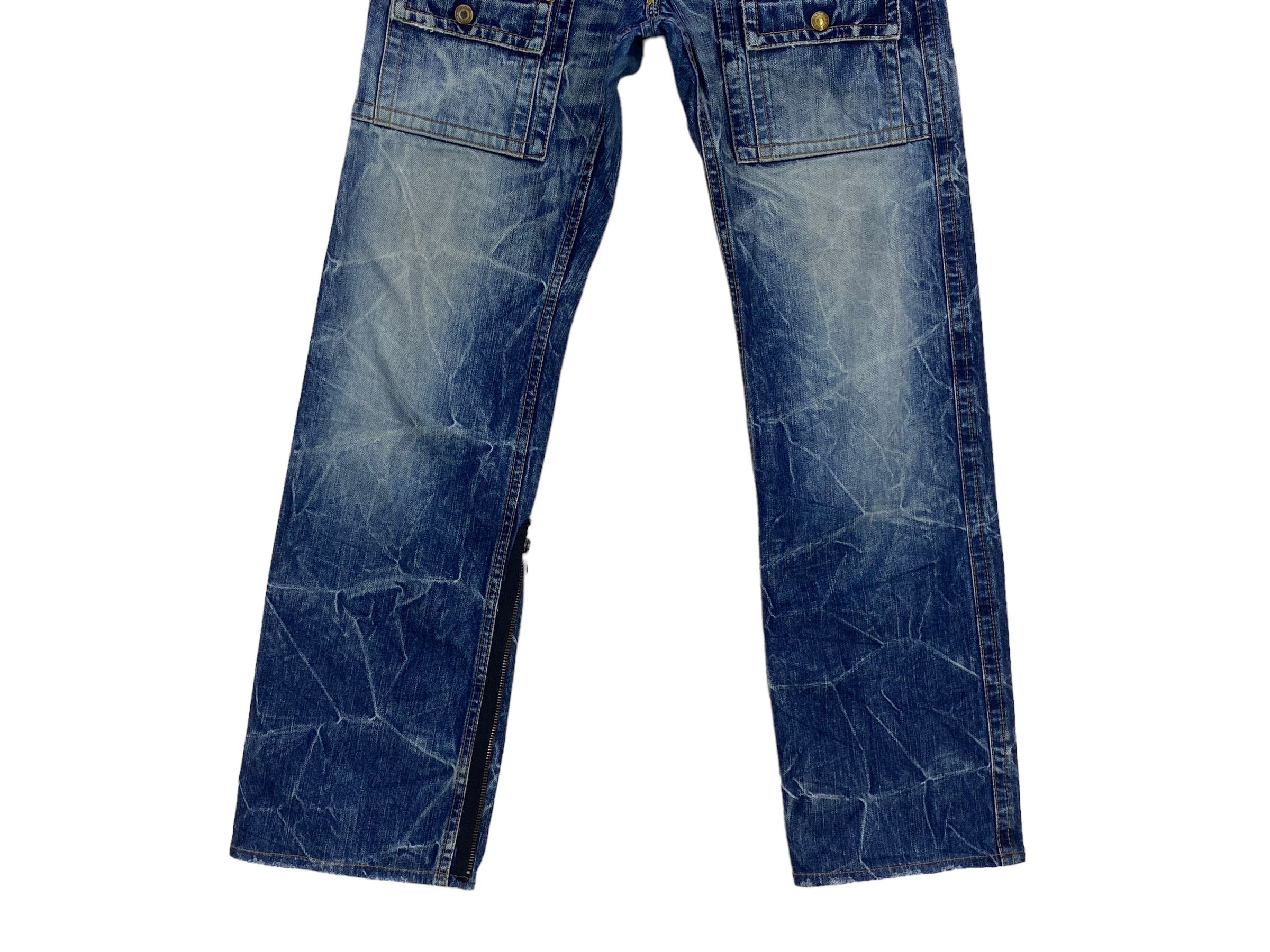 If Six Was Nine × Japanese Brand BlueWay Denim Baker Pocket Japanese Workwear Jeans Size US 29 - 4 Thumbnail