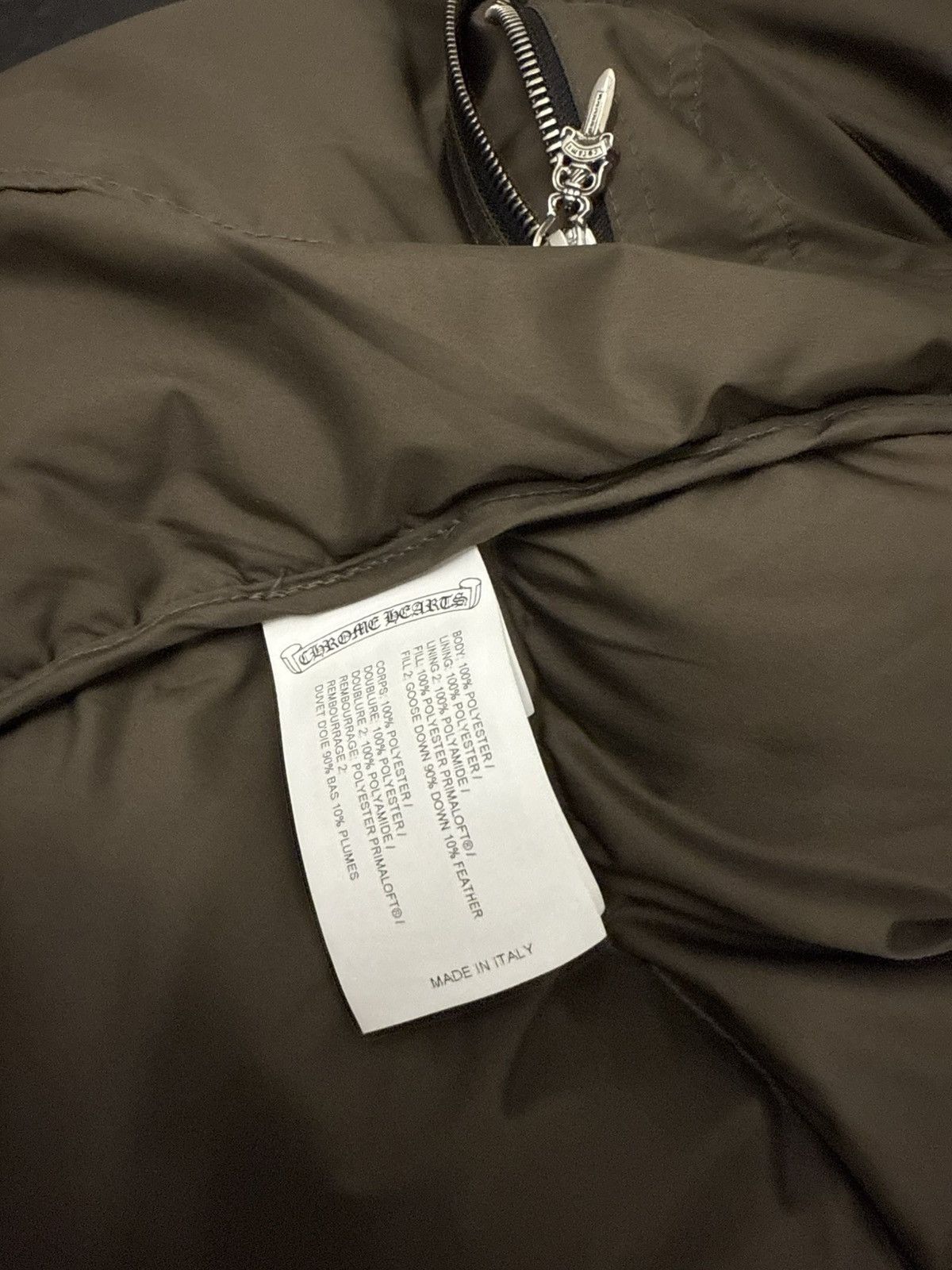Chrome Hearts Chrome Hearts Monogram Puffer Jacket Olive Green XL Size US XL / EU 56 / 4 - 10 Thumbnail