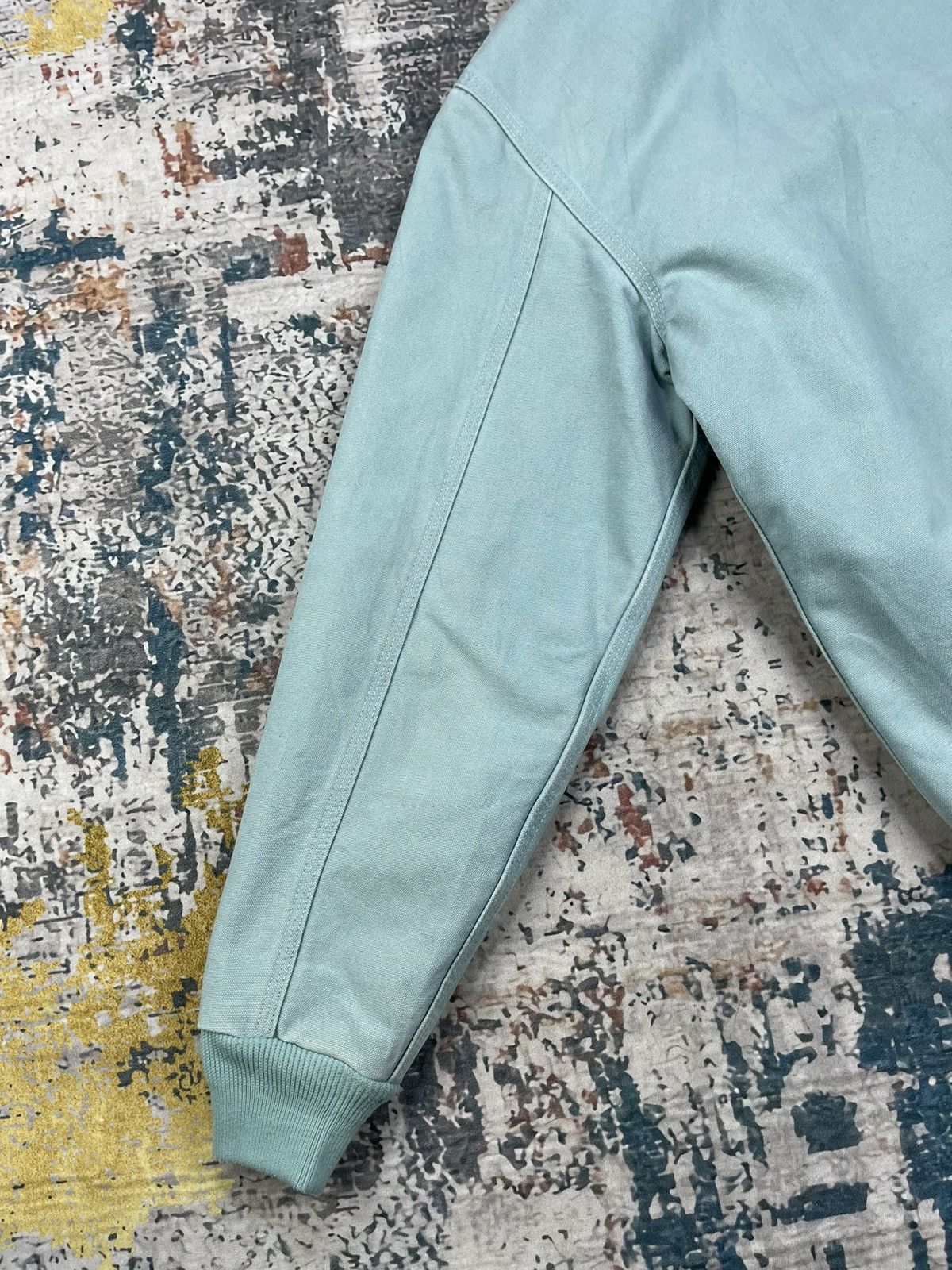 Carhartt Vintage Carhartt WIP Canvas Pine Green Hoodie Size US S / EU 44-46 / 1 - 8 Thumbnail