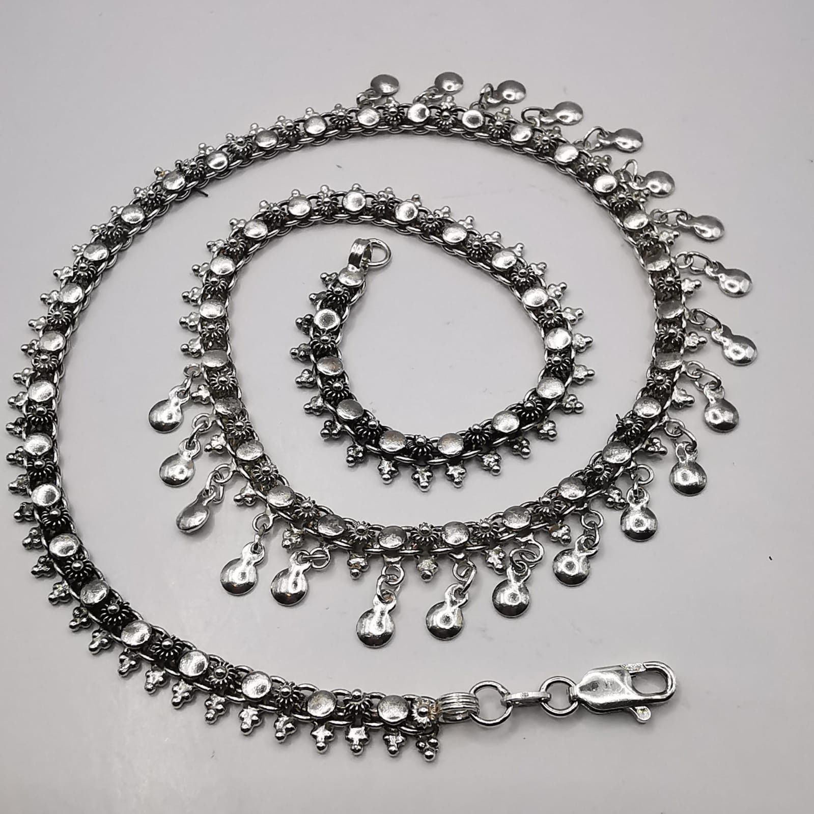 Sterling Silver Vintage Jewelry Chain,925 Sterling Silver,Signed 25,10g Size ONE SIZE - 1 Thumbnail