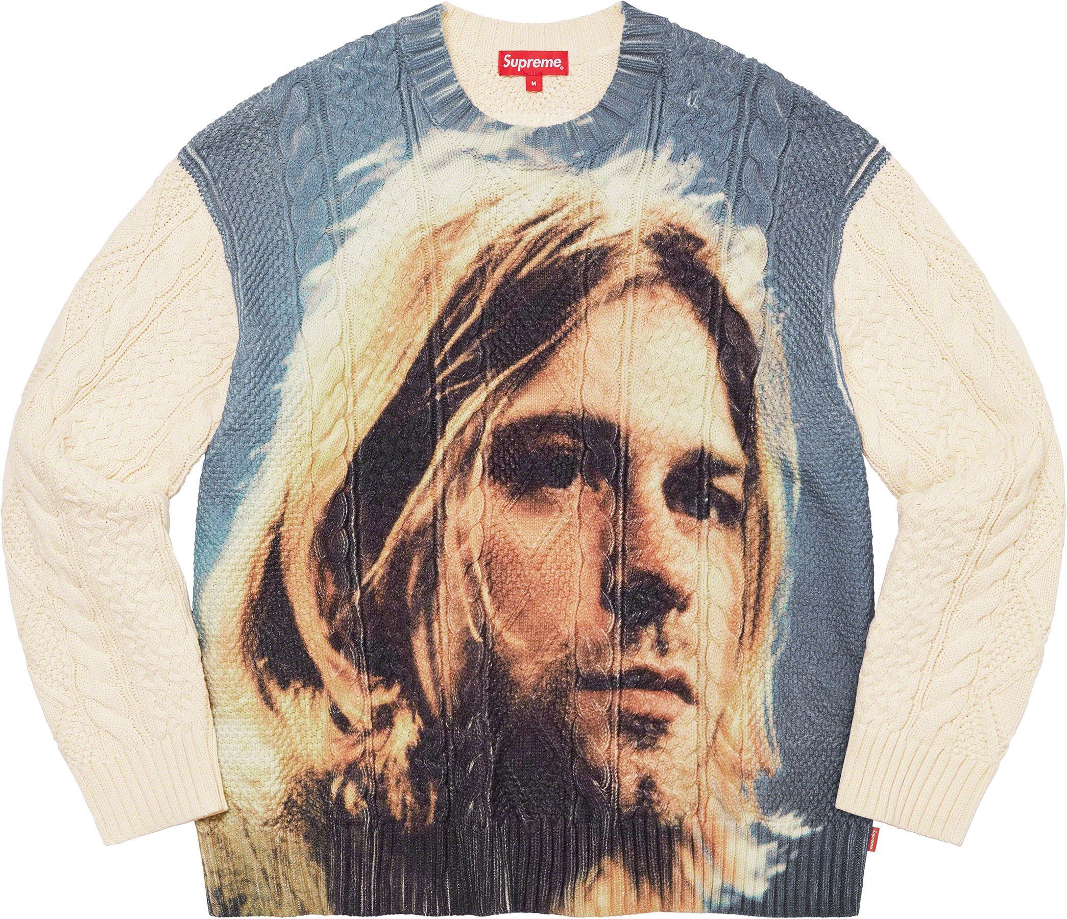 image of Supreme Kurt Cobain Sweater in Off White, Men's (Size Small)