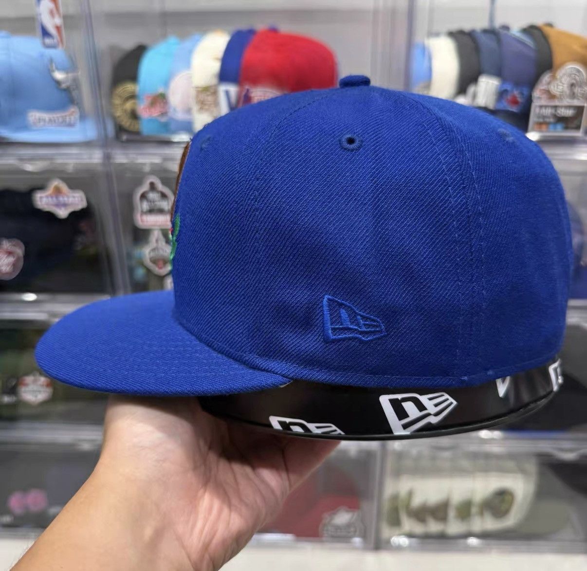 New Era New Era Embroidered Flat Brim Baseball Cap J32 Size ONE SIZE - 2 Thumbnail