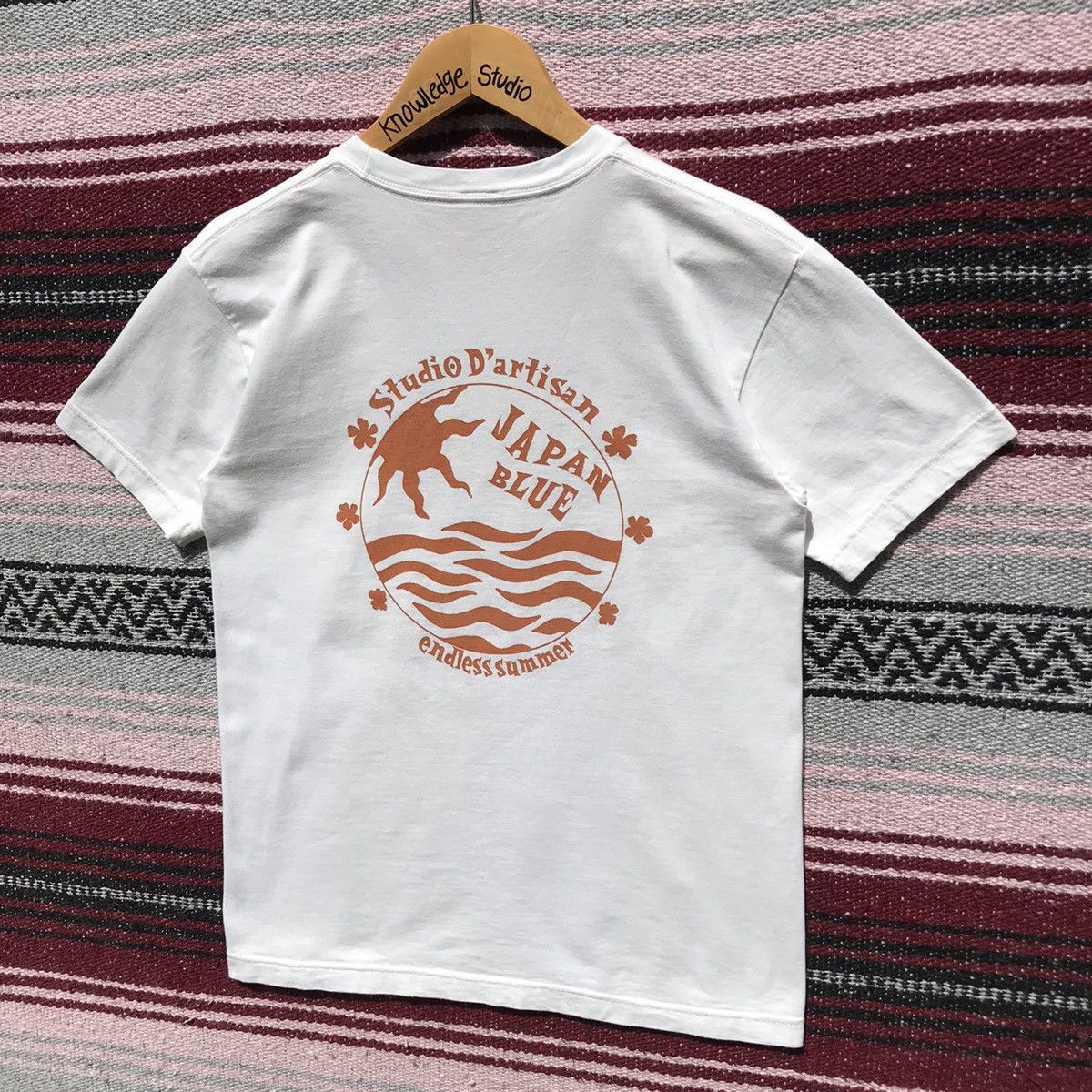 Japanese Brand Studio D’Artisan Japan Blue Endless Summer Tee JapaneseBrand Size US S / EU 44-46 / 1 - 3 Thumbnail