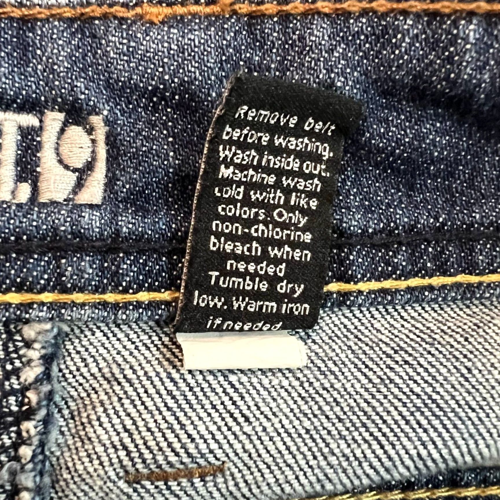 Apt. 9 Apt 9 Denim Mini Skirt Womens 32W 10 Blue 5 Pocket Short Skirt - Denim, Cotton, Regular, US Seller, - Womens Size 24" / US 00 / IT 34 - 6 Thumbnail