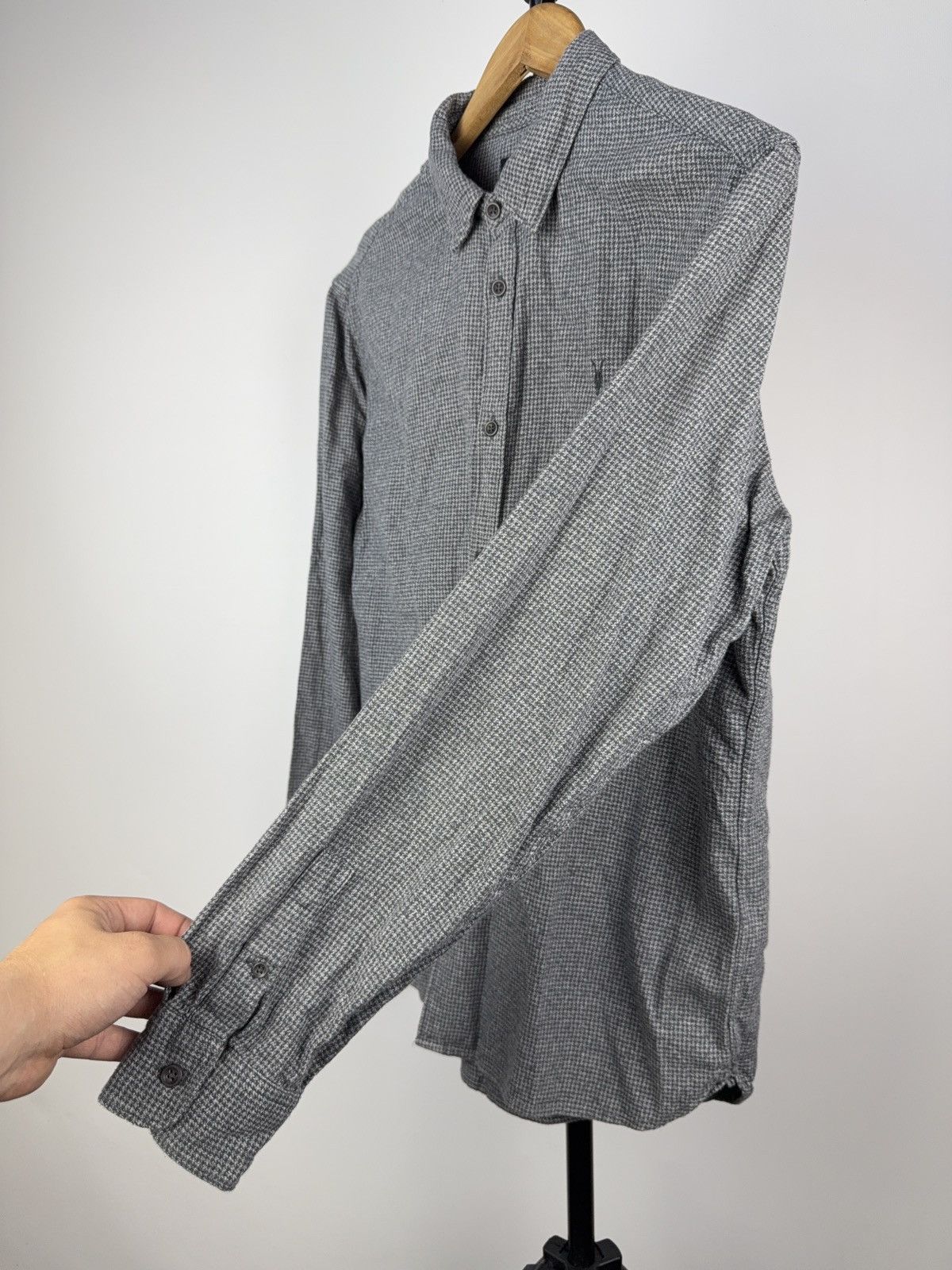 Allsaints Luxury Designer AllSaints plaid pattern flannel shirt Size US M / EU 48-50 / 2 - 4 Thumbnail
