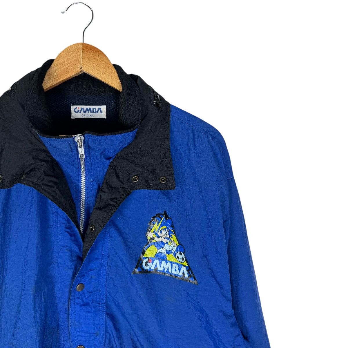 Vintage 🌟VINTAGE 90s GAMBA OSAKA J LEAGUE SOCCER JACKET Size US M / EU 48-50 / 2 - 5 Thumbnail