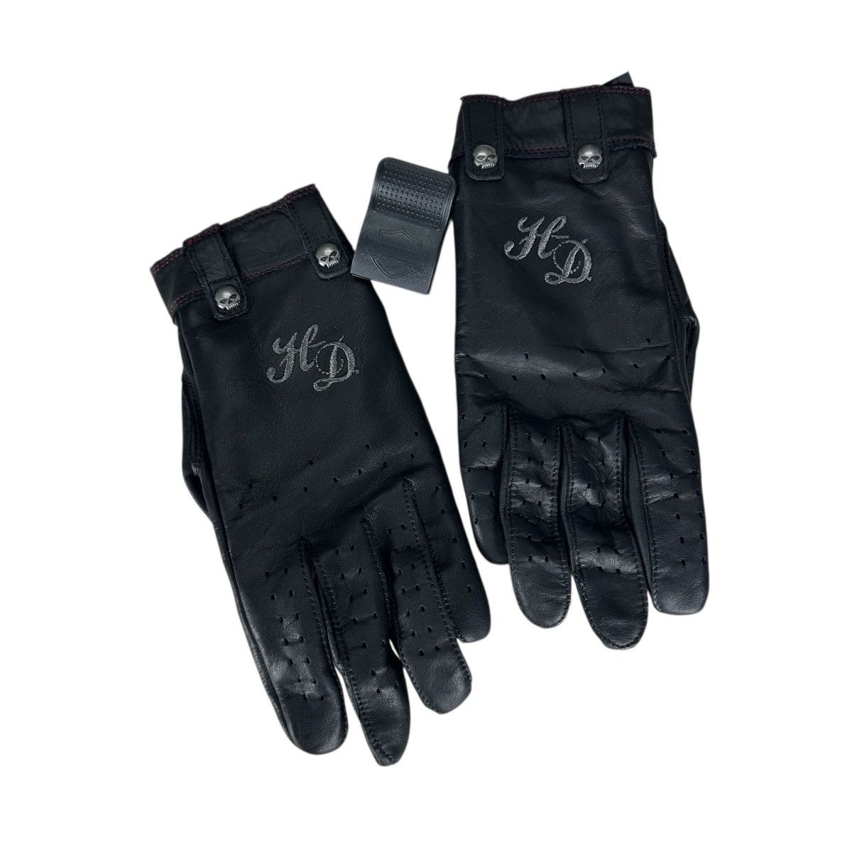 Harley Davidson HARLEY DAVIDSON COWHIDE LEATHER GLOVES Size ONE SIZE - 1 Thumbnail