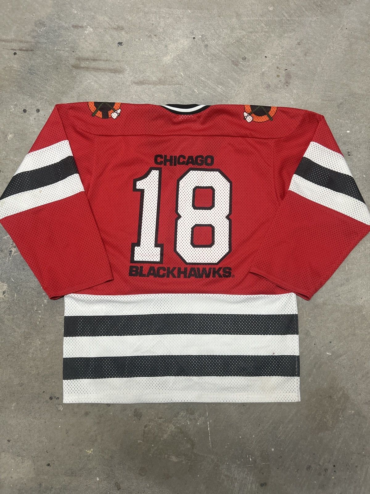 NHL Vintage 1992 Chicago Blackhawks Hockey Jersey Size US L / EU 52-54 / 3 - 3 Thumbnail
