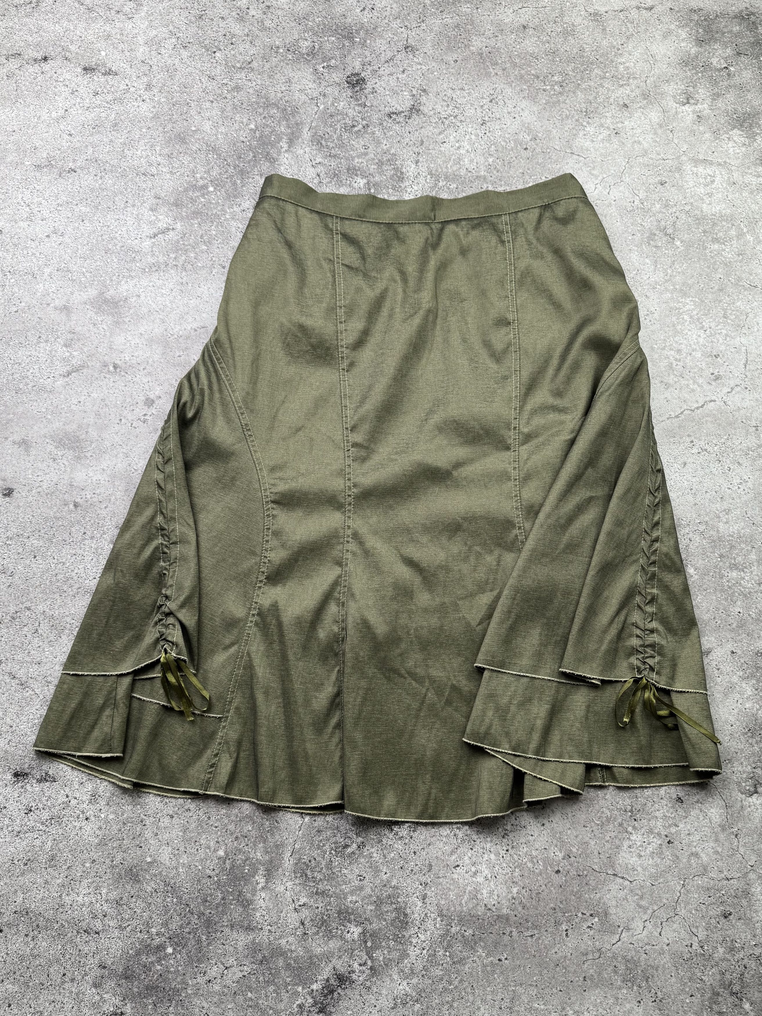 Japanese Brand Vintage Flare Skirt With Bondage C598(V242) Size 32" / US 10 / IT 46 - 1 Thumbnail