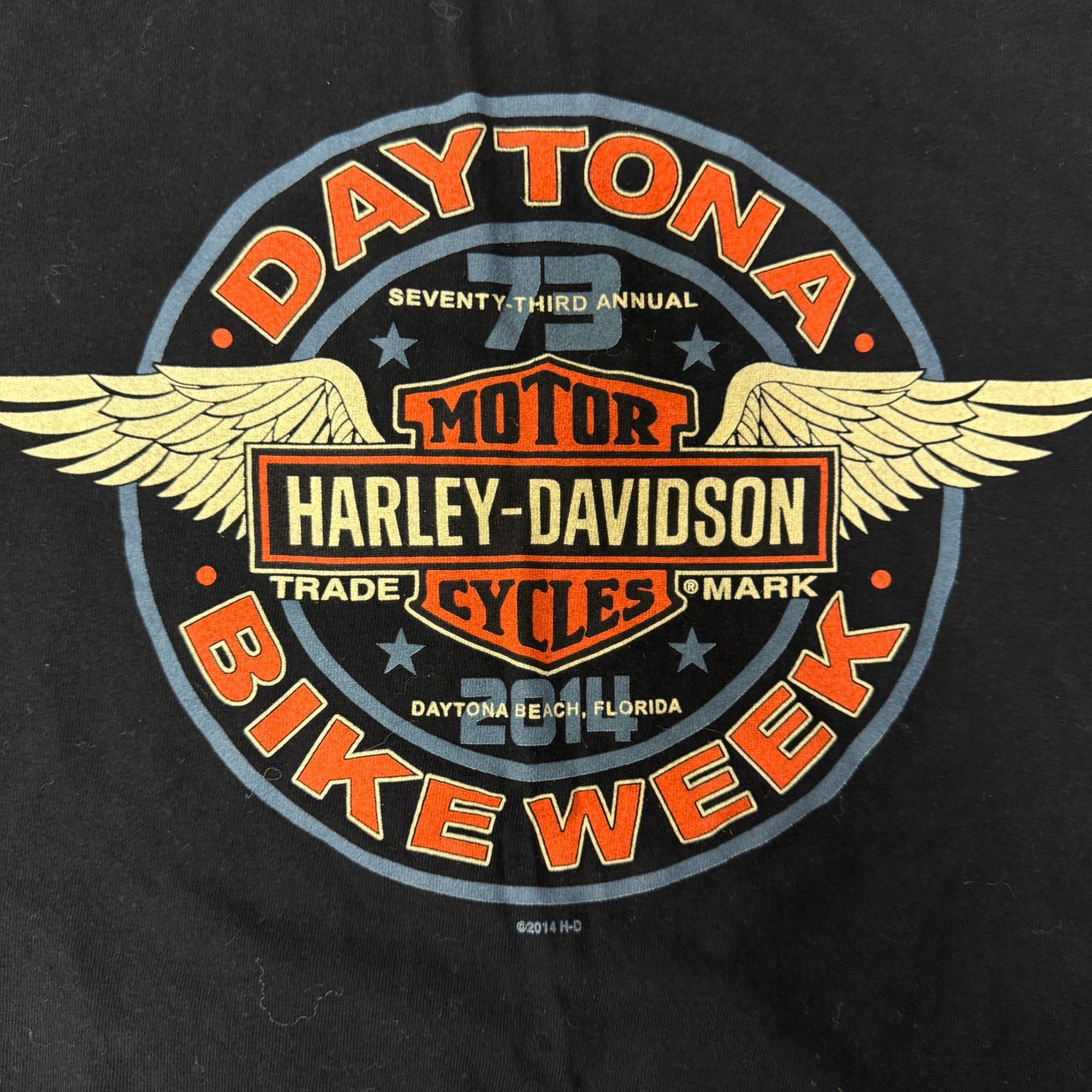 Harley Davidson Motorcycle 73rd Annual DAYTONA Beach BIKE Week H-D LS Shirt Size US XXL / EU 58 / 5 - 5 Thumbnail