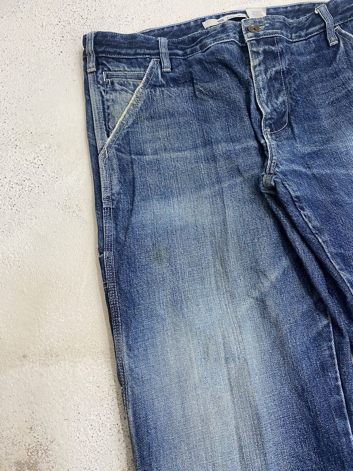 JNCO × Japanese Brand Gap Jean Baggy Loose Fit Blue Jean Cargo Pocket Jnco Size US 37 - 6 Thumbnail