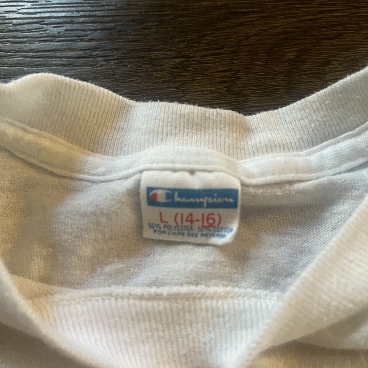 Vintage Vintage 70s champion blue bar Mac Tennis Tee Shirt Size US L / EU 52-54 / 3 - 2 Thumbnail