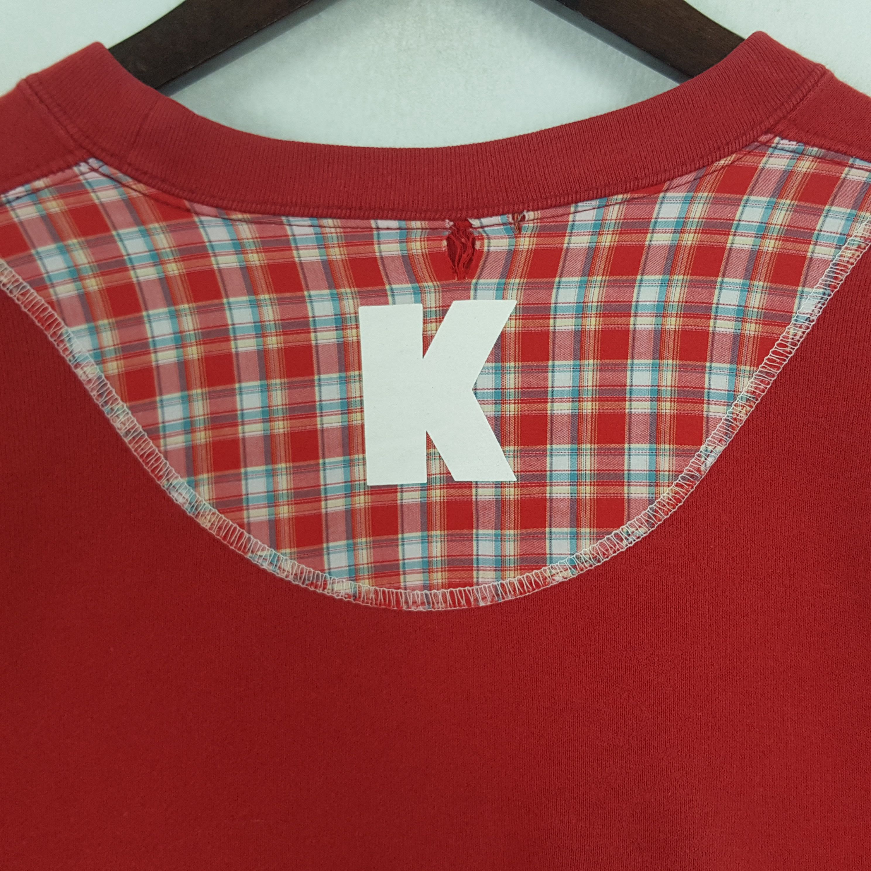 Karl Helmut × Vintage Vintage Karl Helmut Patchwork Sweatshirt Size US L / EU 52-54 / 3 - 4 Thumbnail