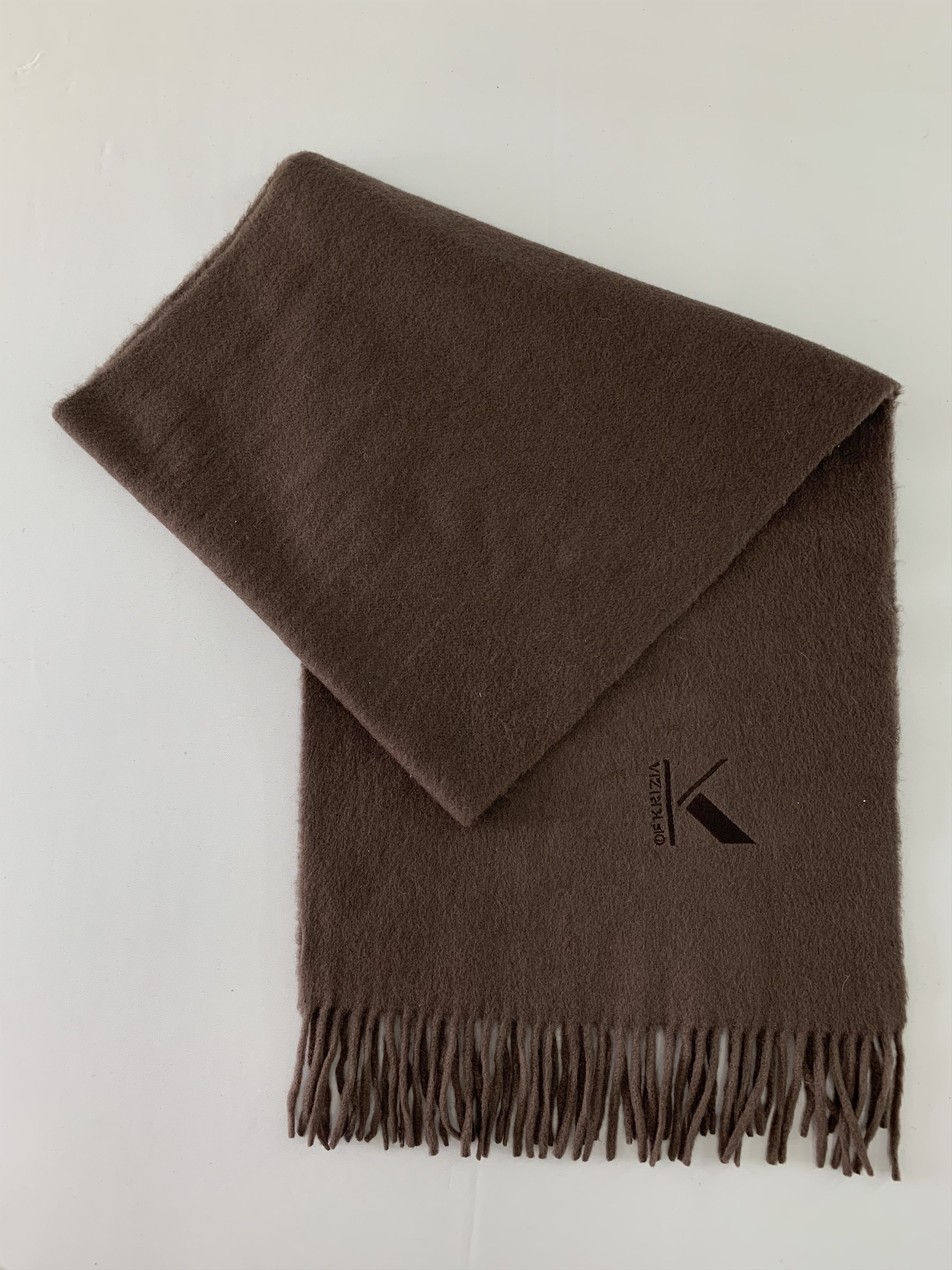 Krizia Uomo Krizia Scarf Wool Muffler Neck Wrap BL4306 Size ONE SIZE - 2 Thumbnail