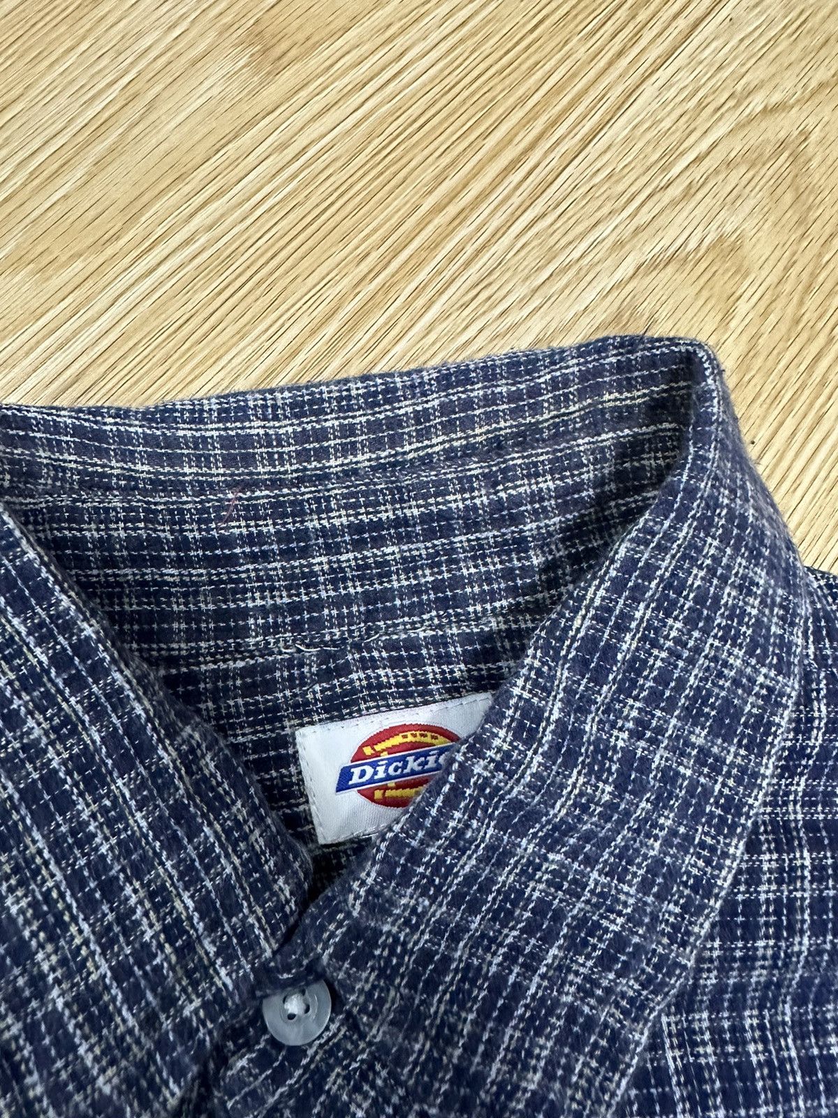 Dickies × Flannel × Vintage Vintage Dickies Flannel Stone Button Baggy Z44 Size US M / EU 48-50 / 2 - 11 Thumbnail